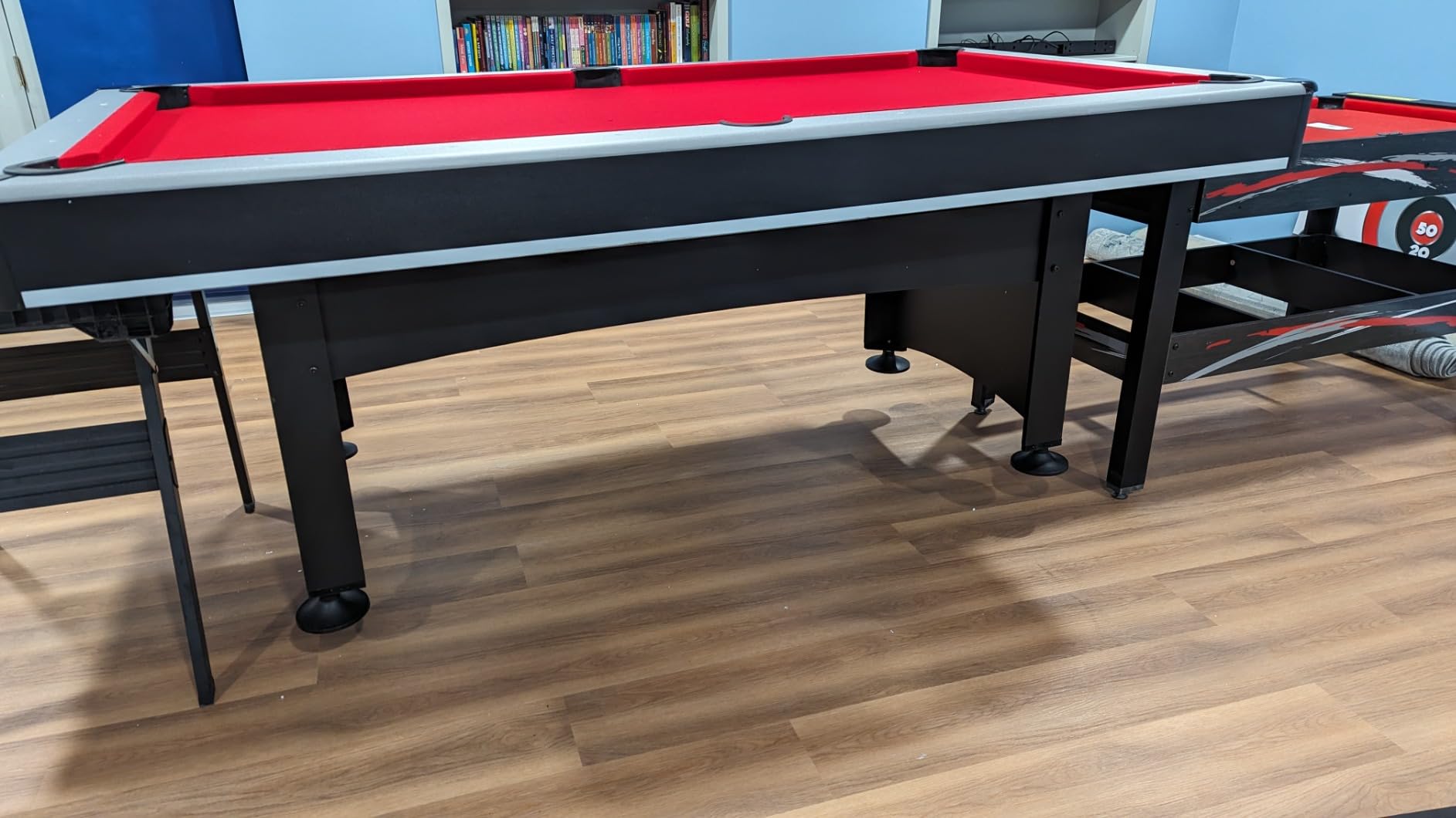 Scorpius 7-Foot Multi-Game Pool Table - Full-Size Billiards with Table Tennis Top customer photo 1
