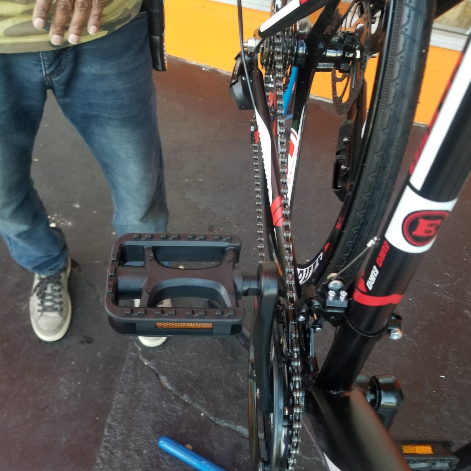 EUROBIKE Road Bike TSM XC550 Bike 21 Speed Dual Disc Brake 54CM 3-Spoke Wheels Bicycle customer photo 1
