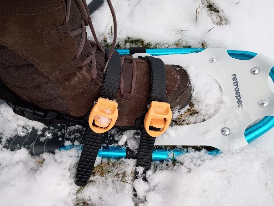 Retrospec Drifter Snowshoes & Trekking Poles Bundle with Adjustable Bindings - Lightweight Aluminum Snow Shoes for Women & Men - All Terrain Hiking & Winter Sports customer photo 2