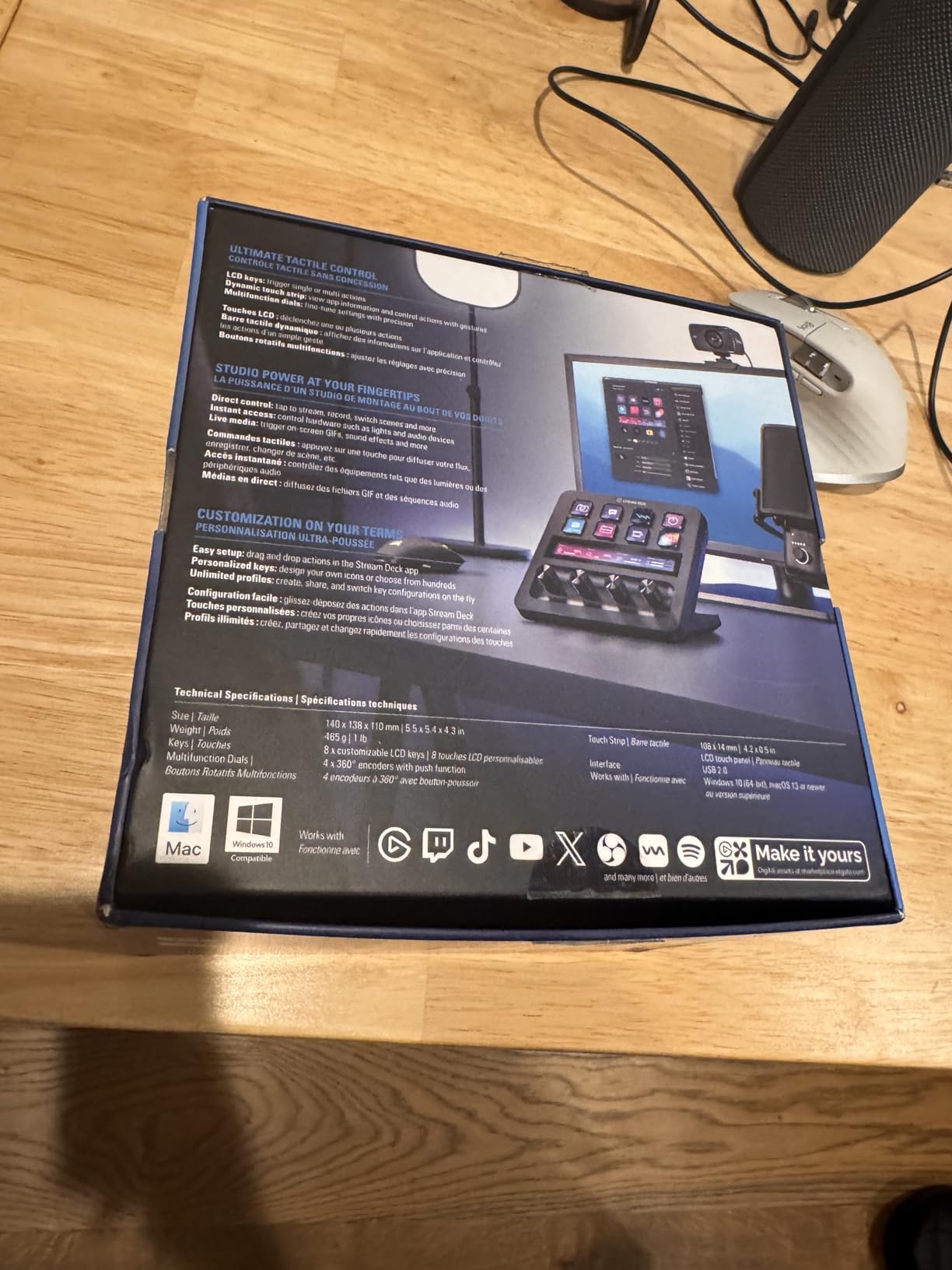 Elgato Stream Deck +, Audio Mixer and Studio Controller | LCD Keys, Dials and Touch Strip, Multi Actions and Smart Profiles, Unlocks Wave Link Mixing customer photo 1