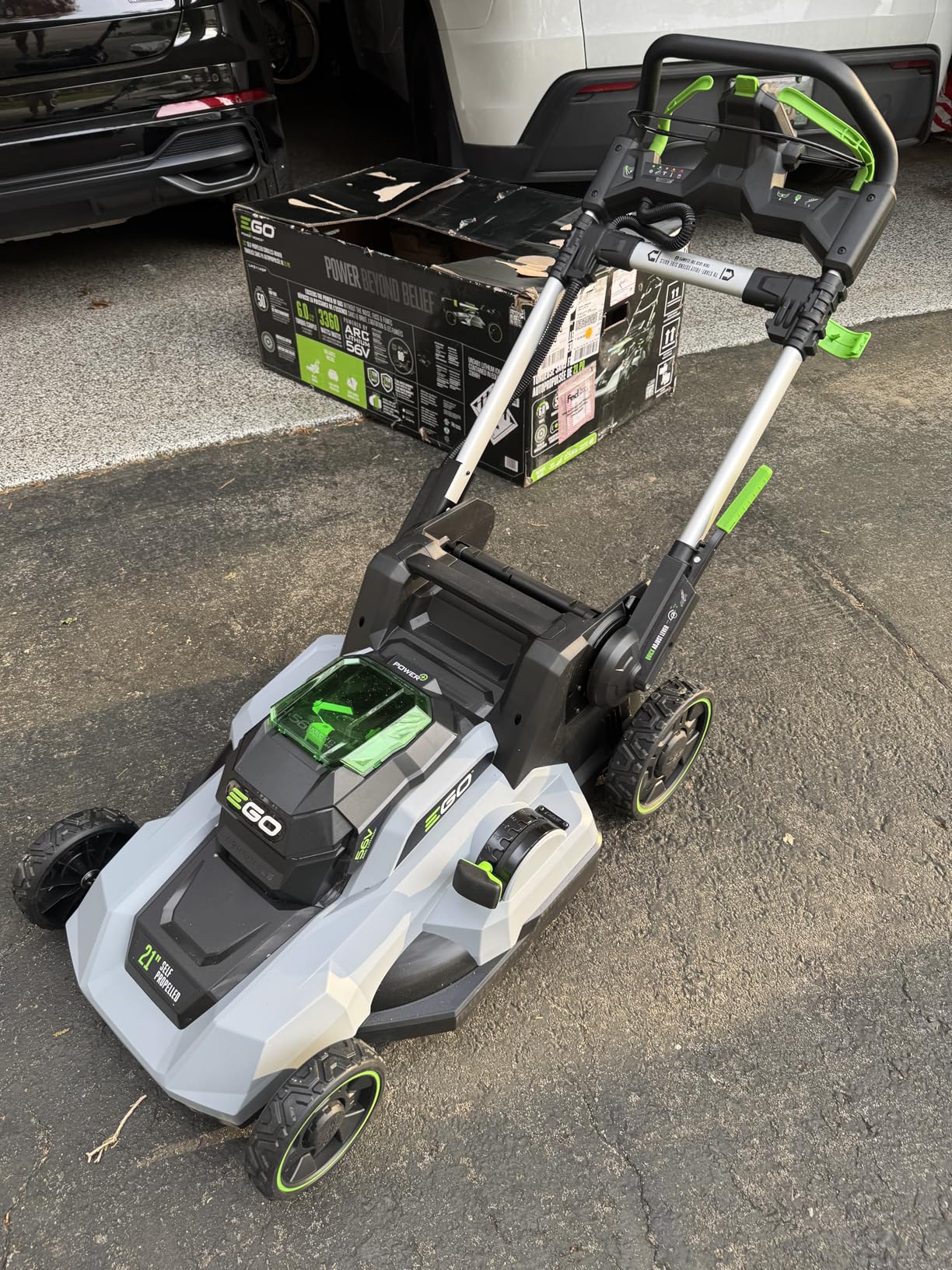 EGO POWER+ Electric Lawn Mower, Self-Propelled Cordless, Includes 56V 6.0Ah Battery And 320W Charger - LM2114SP customer photo 1