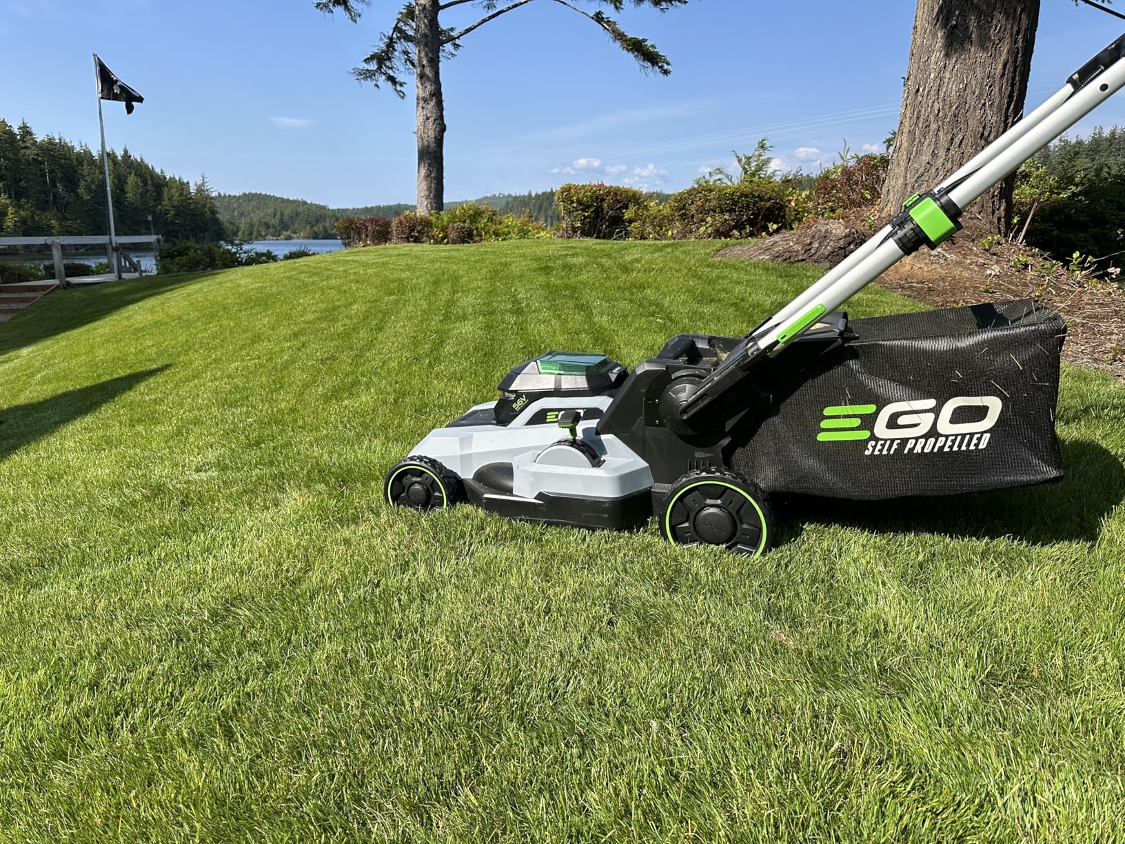 EGO POWER+ Electric Lawn Mower, Self-Propelled Cordless, Includes 56V 6.0Ah Battery And 320W Charger - LM2114SP customer photo 2