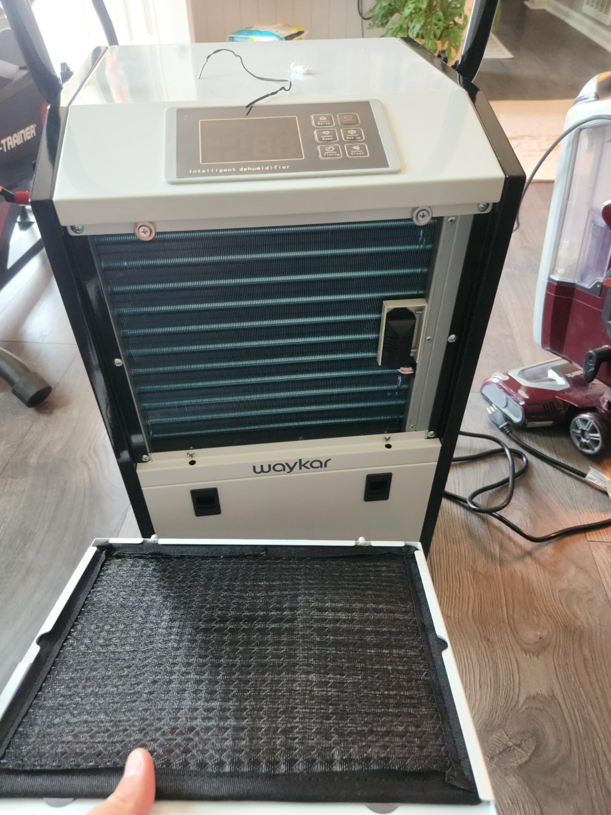 Waykar 155 Pints Large Commercial Dehumidifier with Drain Hose and Water Tank, Industrial Dehumidifier in Large Space up to 8000 Sq. Ft for Home, Basements, Whole House, Library customer photo 2