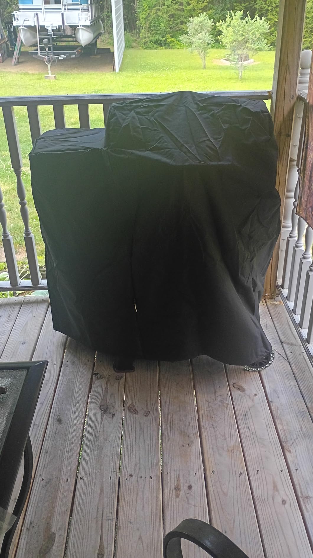 Grill Cover Compatible with Pit Boss 1100 Pro Series Pellet Gas Combo Grill, Heavy Duty Waterproof All Weather Protection for Outdoor Wood Pellet BBQ customer photo 1