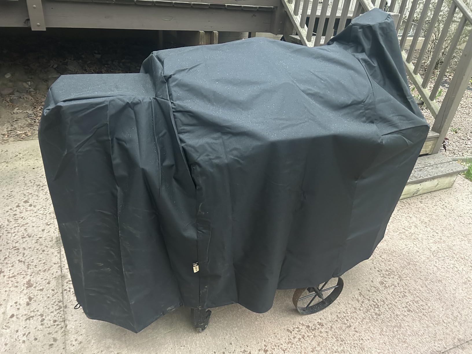 Grill Cover Compatible with Pit Boss 1100 Pro Series Pellet Gas Combo Grill, Heavy Duty Waterproof All Weather Protection for Outdoor Wood Pellet BBQ customer photo 2
