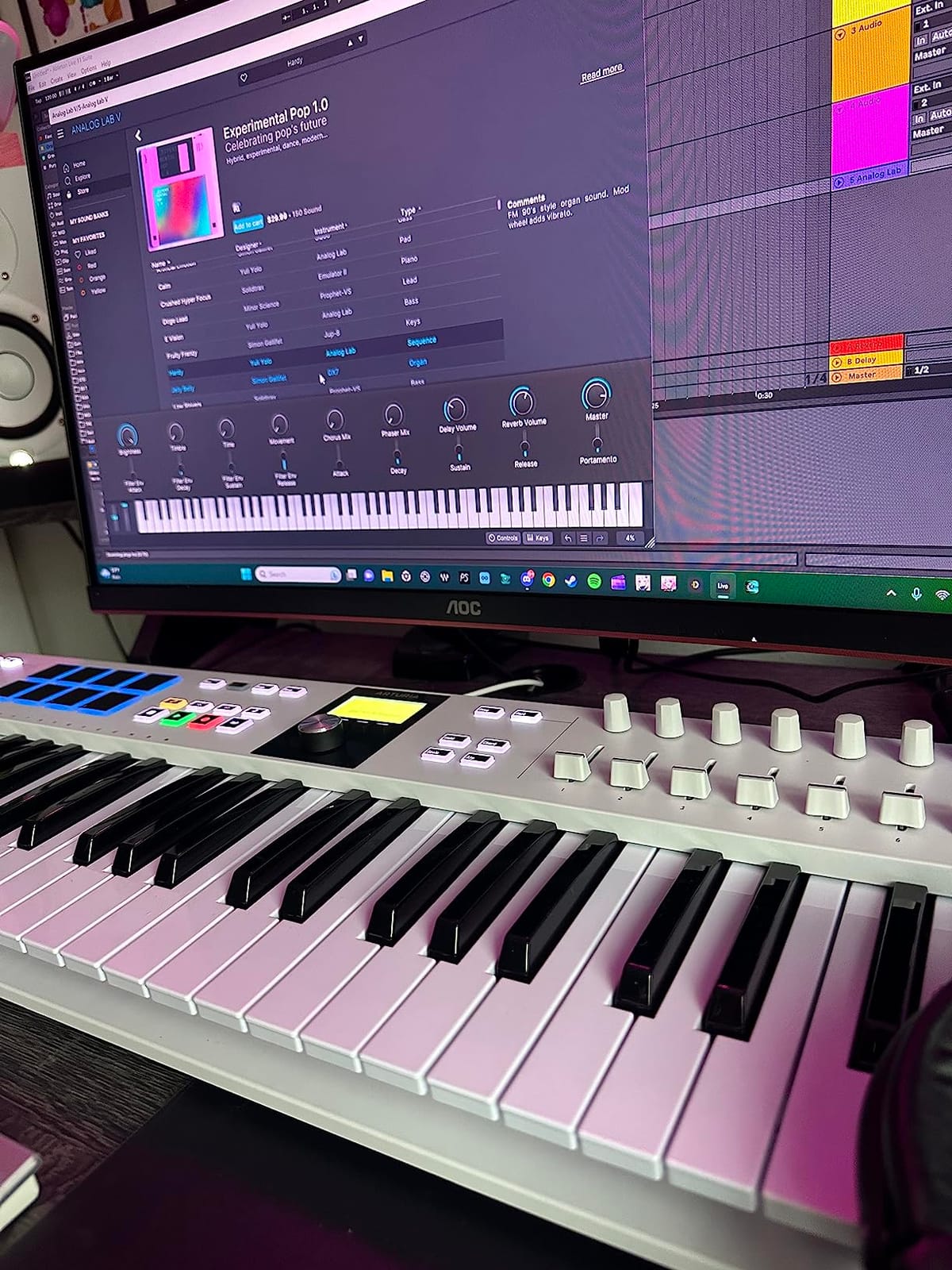 Arturia KeyLab Essential mk3 - 49 Key USB MIDI Keyboard Controller with Analog Lab V Software Included customer photo 1