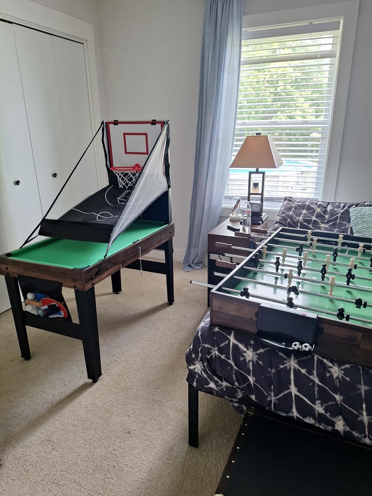 Best Choice Products 8-in-1 Combo Game Table Set w/Ping Pong, Foosball, Basketball, Air Hockey, Archery, Chess, Checkers, Shuffleboard, Bowling customer photo 1