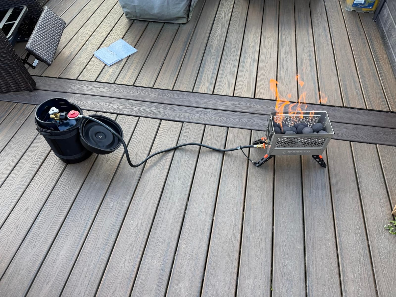 Ignik FireCan Elite High-Powered Portable Propane Fire Pit | Lightweight 55,000 BTU Propane Fire Pit for Camping, Tailgating and Overlanding (CSA-Compliant) customer photo 2