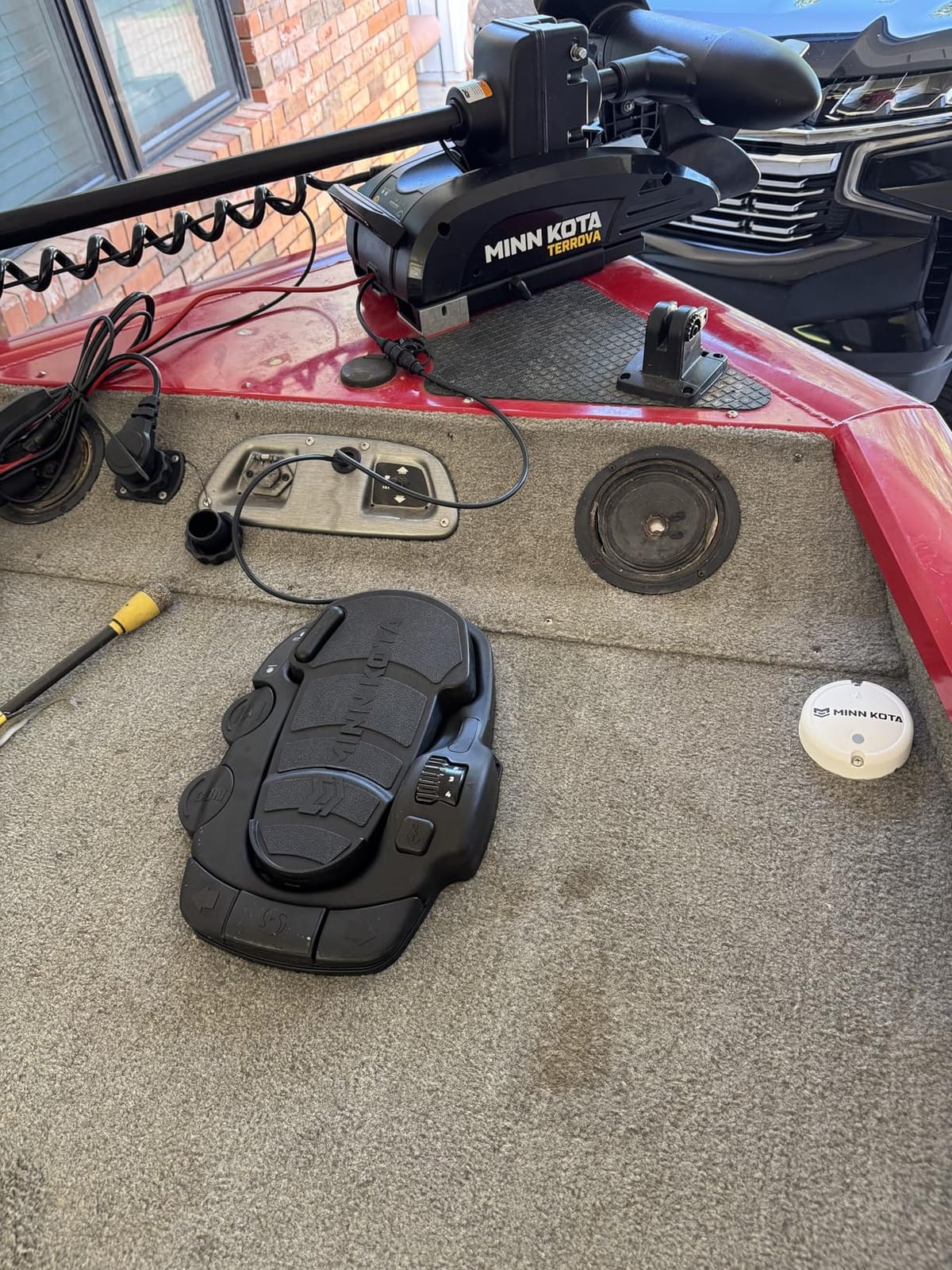 Minn Kota Terrova Bow-Mount Electric Trolling Motor with GPS, Spot-Lock, Dual Spectrum CHIRP Sonar - 55 Lb. Thrust, 45 In. Shaft, Freshwater customer photo 1