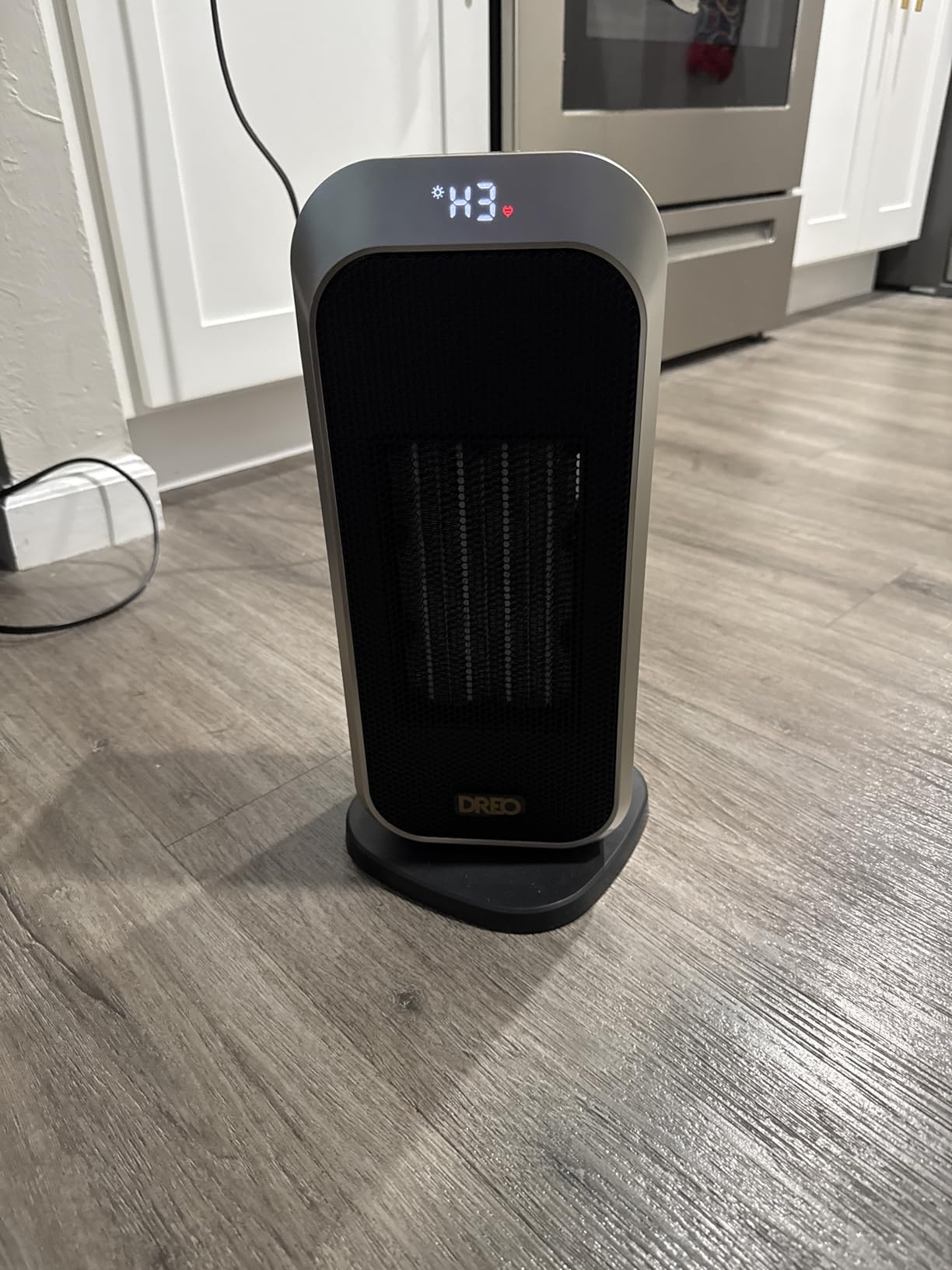 DREO Quiet Space Heater, 1500W Portable Heaters for Indoor Use with Remote, 70° Oscillation, Fast and Safety Electric PTC Ceramic for Desk Office Bedroom, 12H Timer customer photo 1