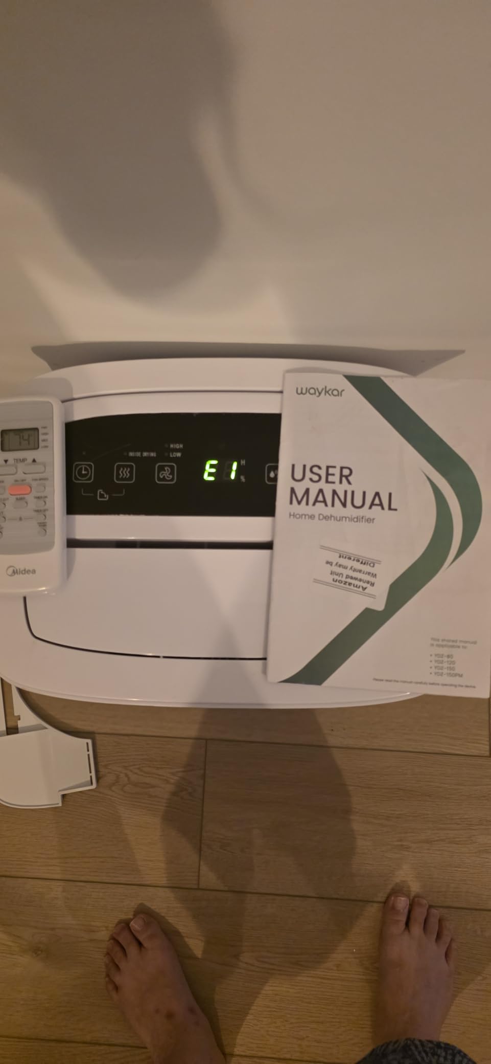 Waykar Max 80 Pint/D(Standard 62Pint/D) Energy Star Home Dehumidifier for Spaces up to 5,000 Sq. Ft, Ideal for Basement, Bathroom and Large Room with Drain Hose, Portable, Auto Defrost and Self-Drying customer photo 1