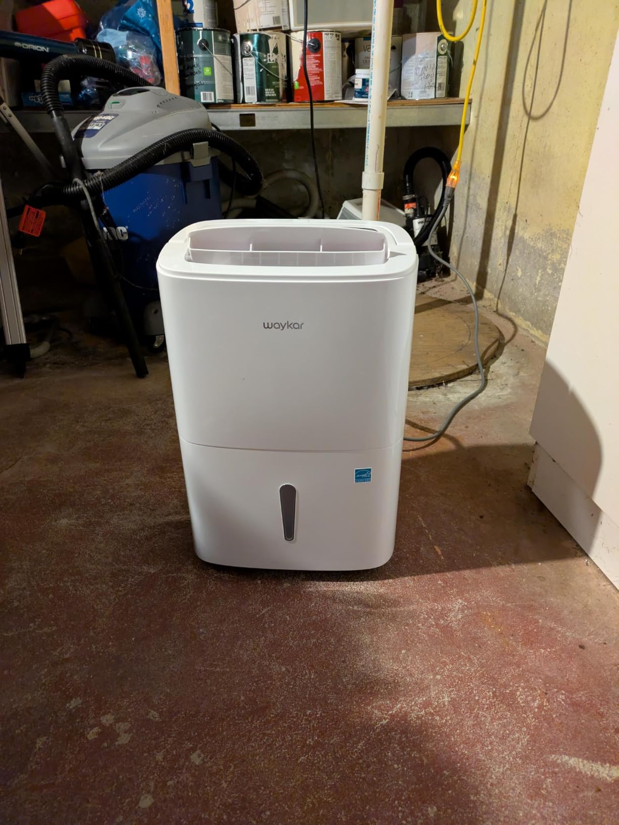 Waykar Max 80 Pint/D(Standard 62Pint/D) Energy Star Home Dehumidifier for Spaces up to 5,000 Sq. Ft, Ideal for Basement, Bathroom and Large Room with Drain Hose, Portable, Auto Defrost and Self-Drying customer photo 2