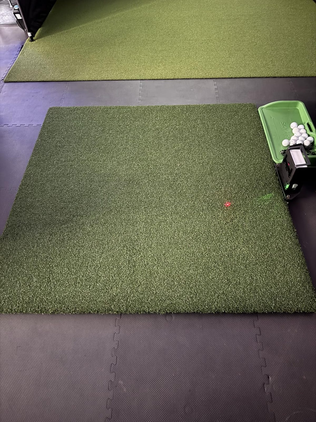 SkyTrak Golf Simulator Studio Pro Package Launch Monitor, Metal Protective Case, Enclosure, Simulator Software, Hitting Mat, Projector and Ball Tray - Improve Your Game from Home customer photo 1