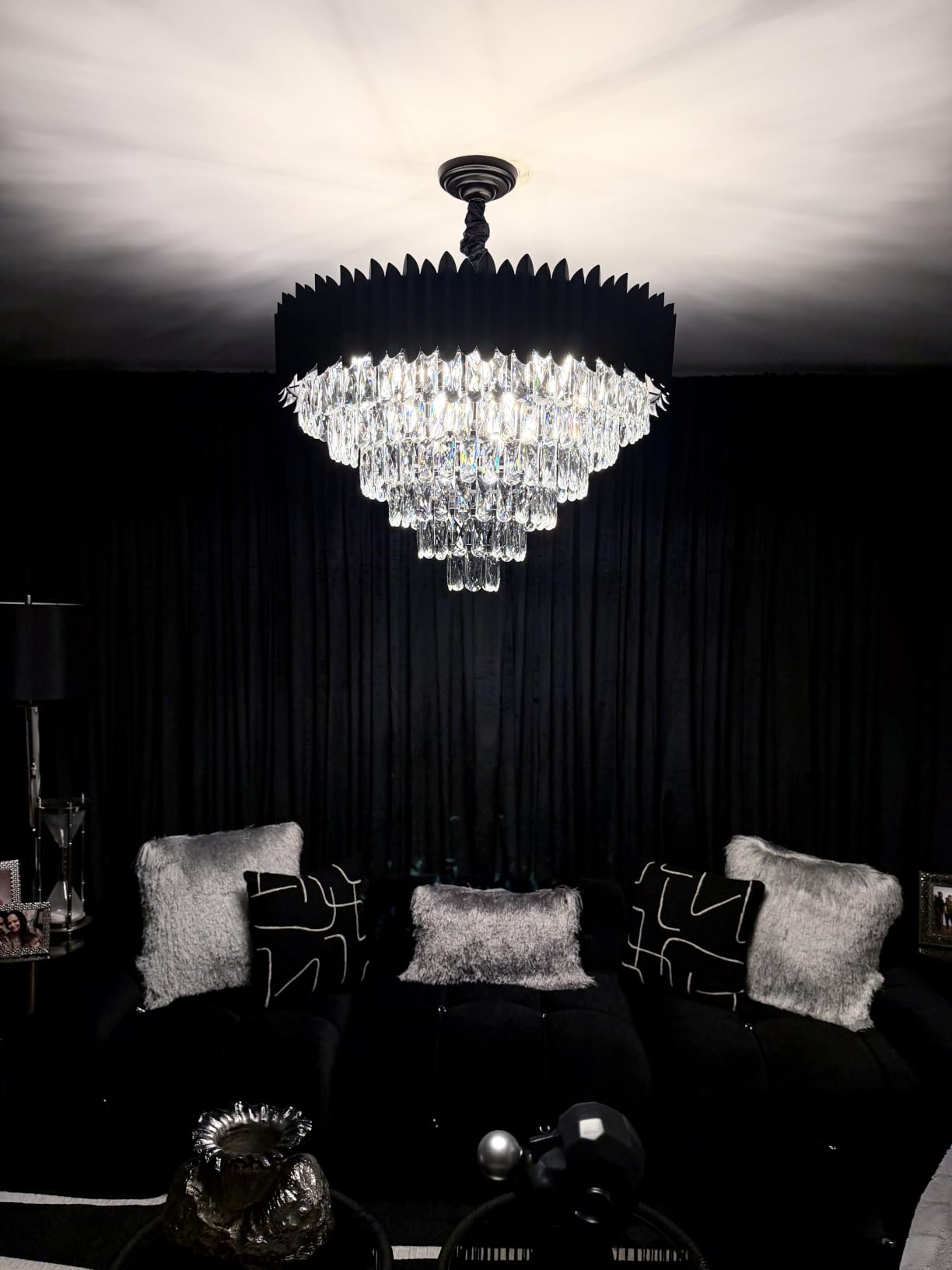 Large Crystal Chandeliers Modern 30