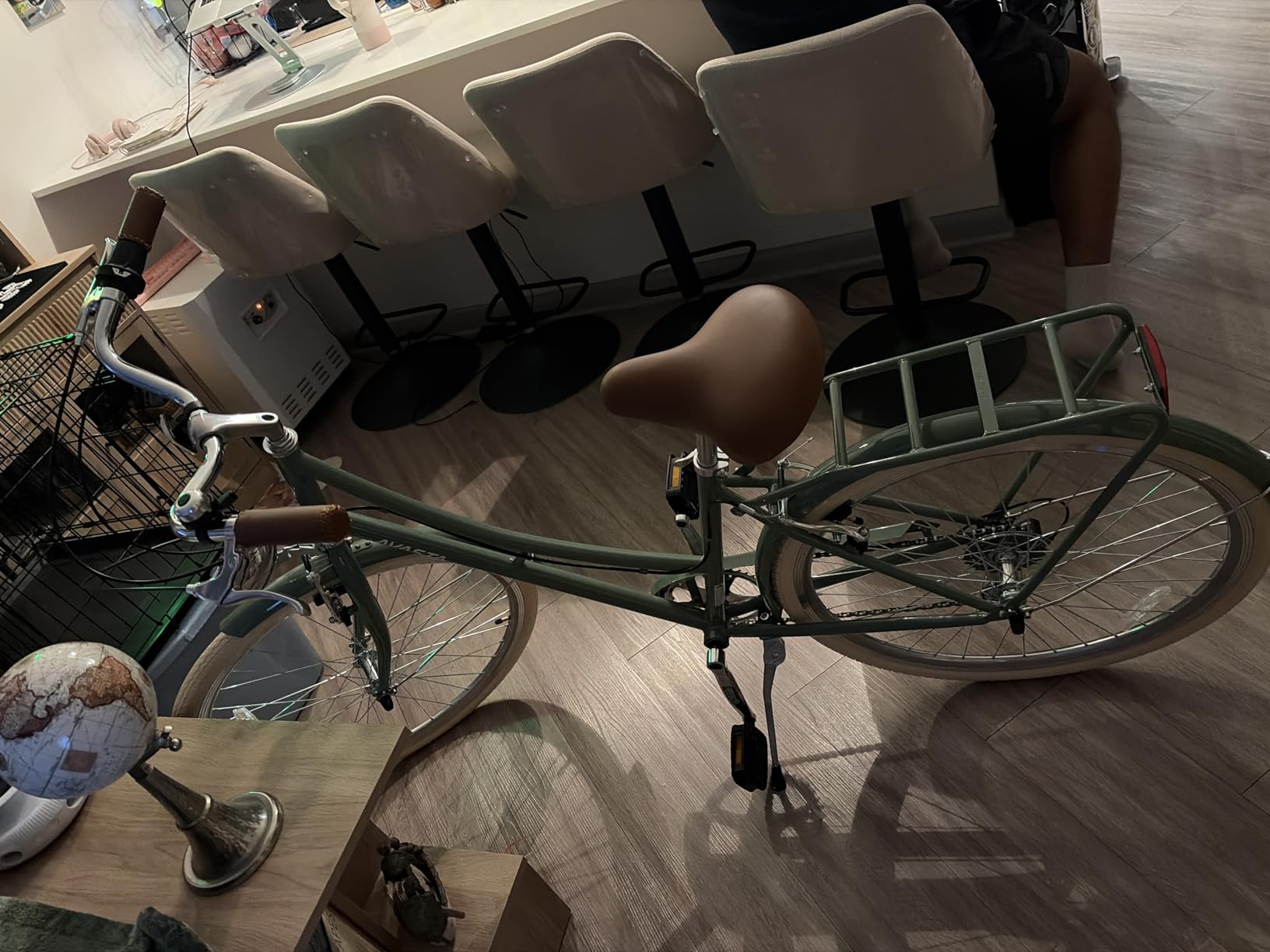 Vela 26 Inch Women Female Hybrid Bike | Dual V-Brake, Alternative Light or Basket, Wide Saddle, Step-through Frame with Smooth 6-speed for Comfortable Commuting customer photo 2