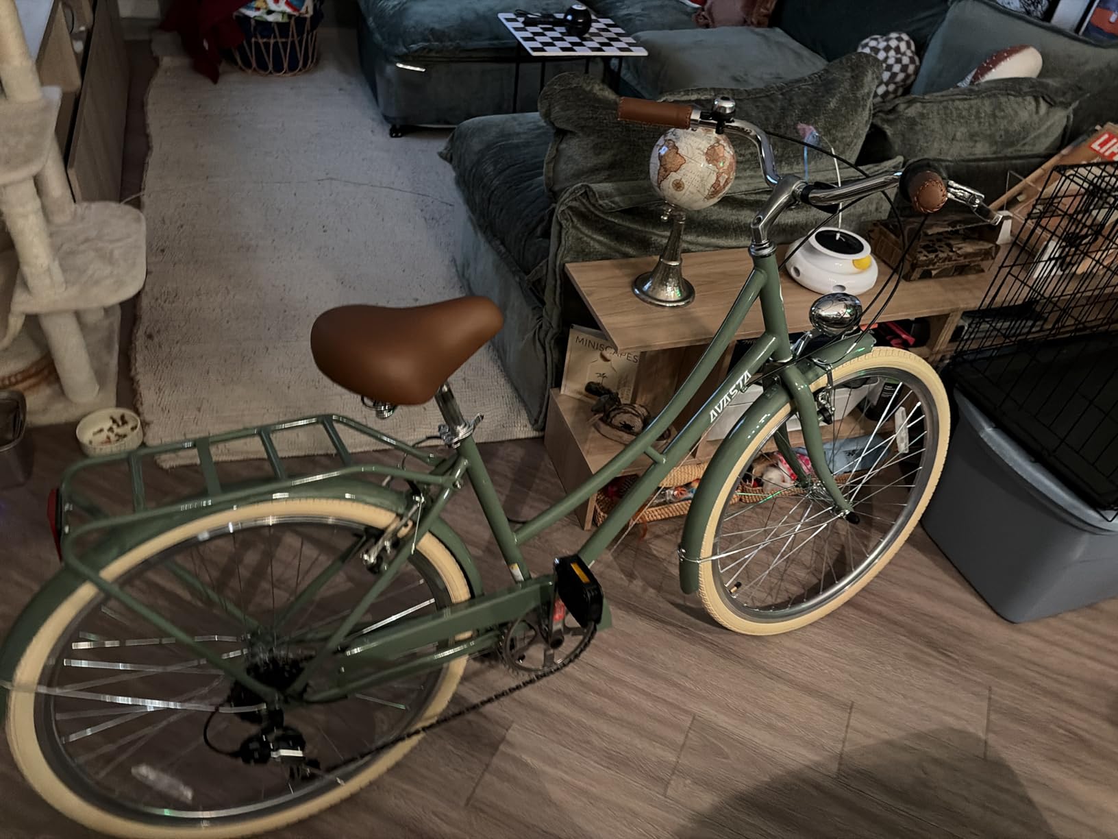 Vela 26 Inch Women Female Hybrid Bike | Dual V-Brake, Alternative Light or Basket, Wide Saddle, Step-through Frame with Smooth 6-speed for Comfortable Commuting customer photo 2