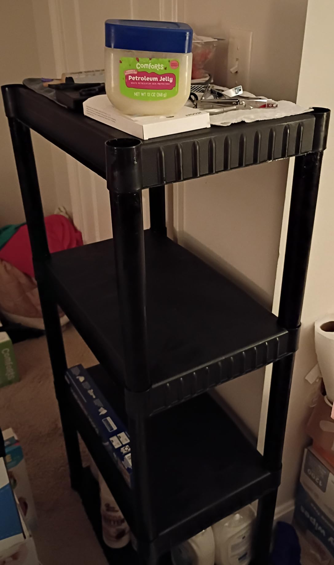 Plano 4-Shelf Plastic Storage Shelves, 48