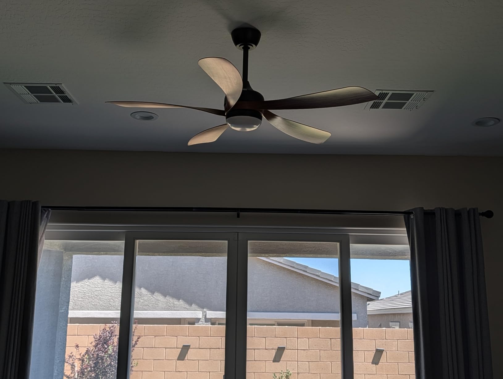 Sofucor 52 Inch Smart Ceiling Fan with Light, 5 ABS Blades | Alexa/Google Assistant/APP/Remote Control, Reversible DC Motor, Timer, 6 Speeds, 3CCT For Living Room Bedroom Patio customer photo 1