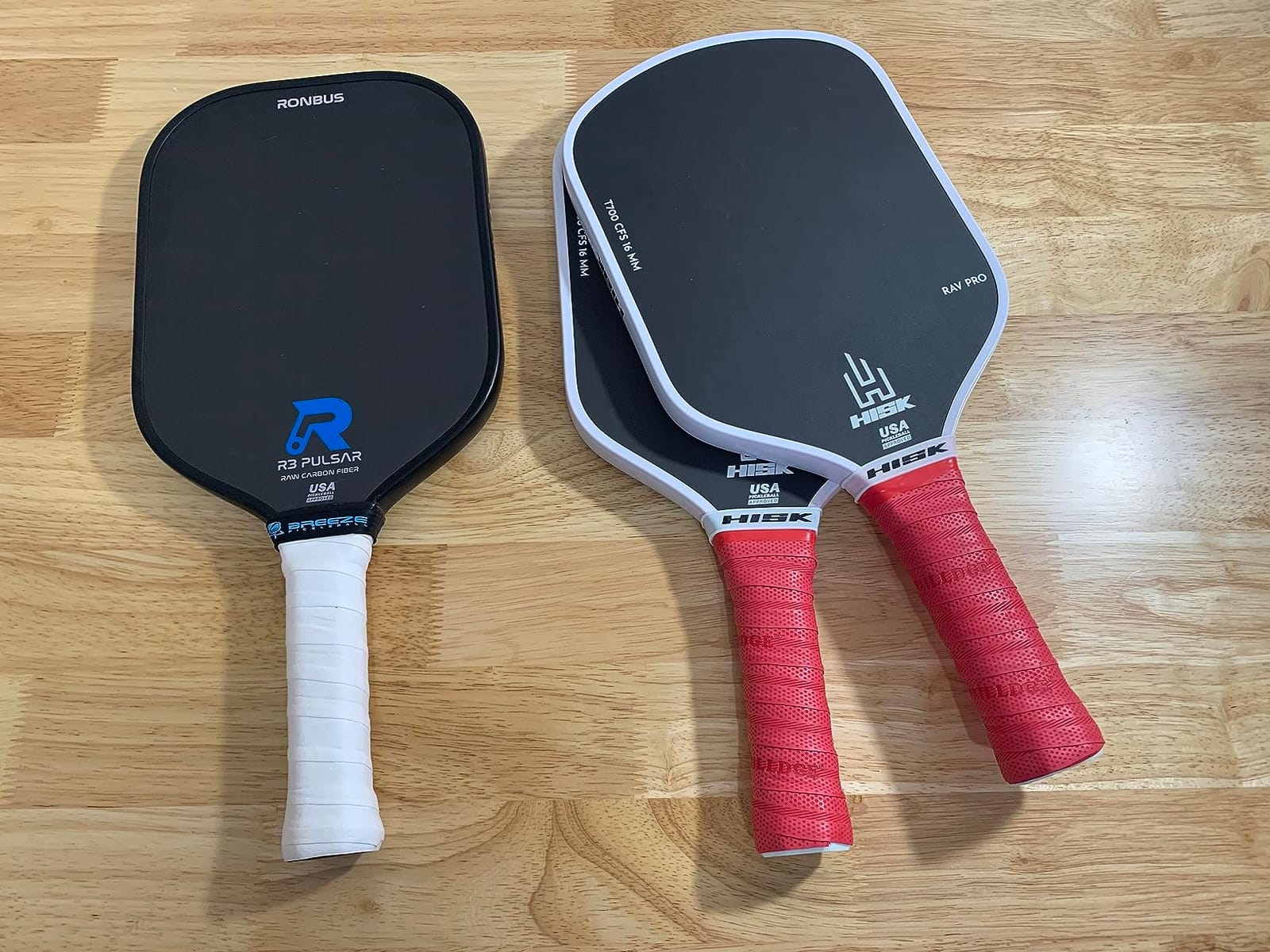 RAV PRO Pickleball Paddle - Ultimate 16mm Japanese Toray T700 Raw Carbon Fiber CFS w/Excellent GRIT Roughness Texture, Aero Dynamic Curve, USAPA Approved, Non Slip Grip customer photo 1
