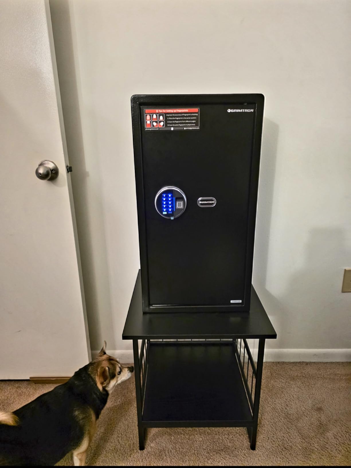 32LB Biometric 4 Pistols Safe with Fingerprint Lock, 3-8 Digit PIN | 2-in-1 Storage for 4 Pistols & Valuables, 1.71 Cu Ft Capacity, 30 Fingerprints, All-Metal Knob, Silent Mode & Type-C Power customer photo 2