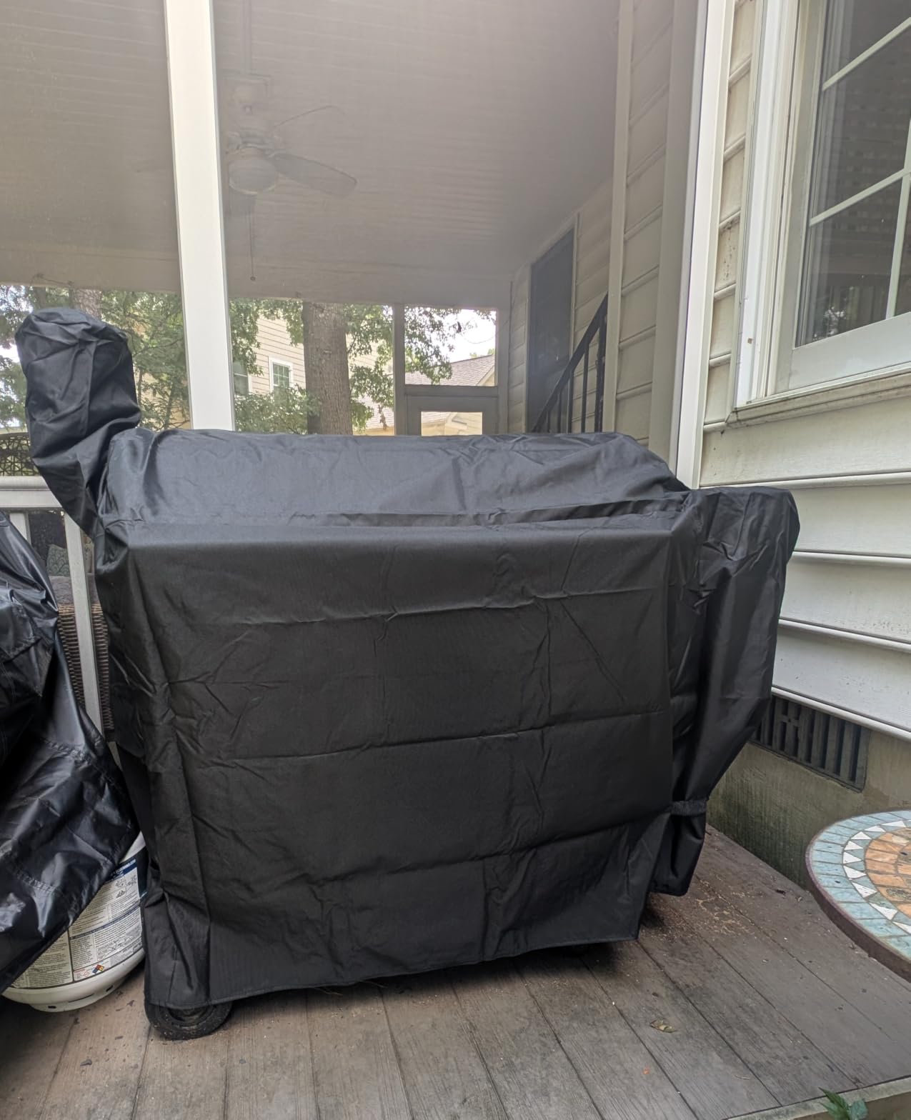 Pellet Grill Cover for Traeger Pro 34/780 Series, 1000D Heavy Duty Material | Rip-Proof, Waterproof & Durable, Windproof Straps & Zippers, UV and Fade Resistant, Traeger Texas 34, Z Grills 700 customer photo 1