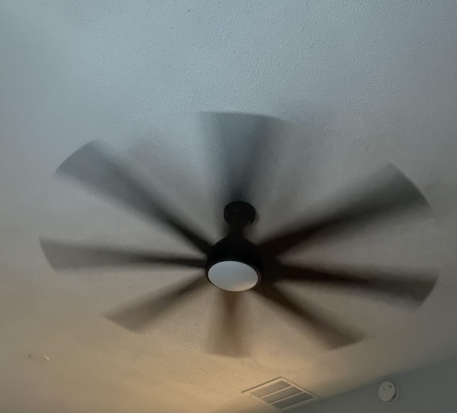 Fanbulous 65 Inch Black Ceiling Fan with 3CCT Lights and Remote | 6 Speeds, Quiet Reversible DC Motor, 24W LED, 8 Blades, Indoor/Outdoor, for Living Room Bedroom Patio customer photo 1