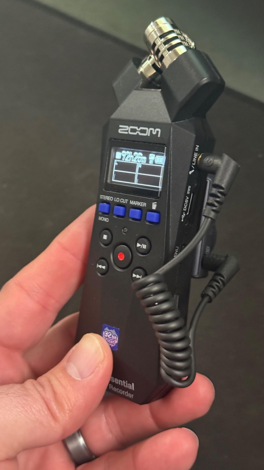 Zoom H1 Essential Handheld Recorder for Musicians, Podcasters & Content Creators | Clip-Free Audio with 32-Bit Float, X/Y Stereo Mics, USB Microphone Mode, 10-HR Battery, Accessibility Features customer photo 1