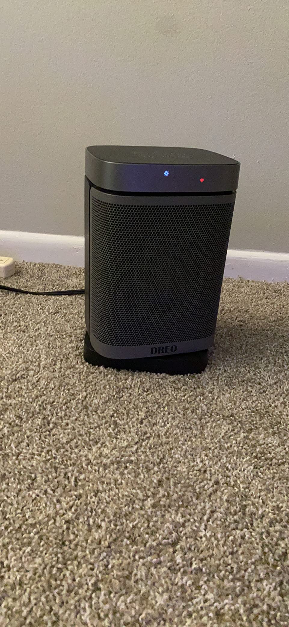 DREO Space Heater, Portable Electric Heaters for Indoor Use with ECO Mode, Thermostat, 70° Oscillation, Remote, 12H Timer, 5 Modes, Safe Quiet Room Heater for Bedroom, PTC Ceramic Heater for Office customer photo 1