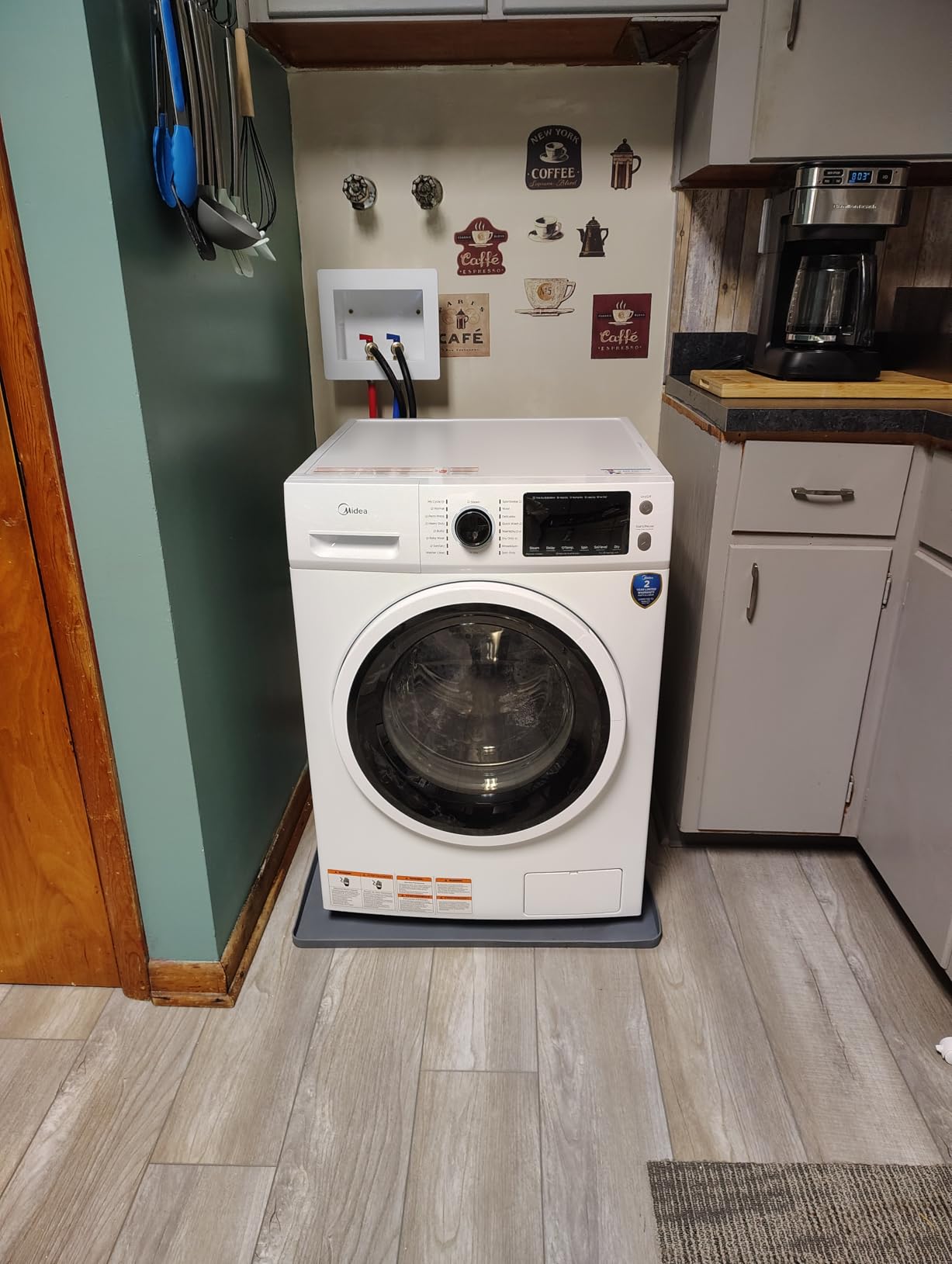 Midea 24 Inch All-in-One Front Load Washer Dryer Combo, 2.7 Cu.ft 26lbs Ventless Full-Automatic Washing Machine with Steam Care, Overnight Dry, 1400 RPM 16 Wash Cycles, White customer photo 3