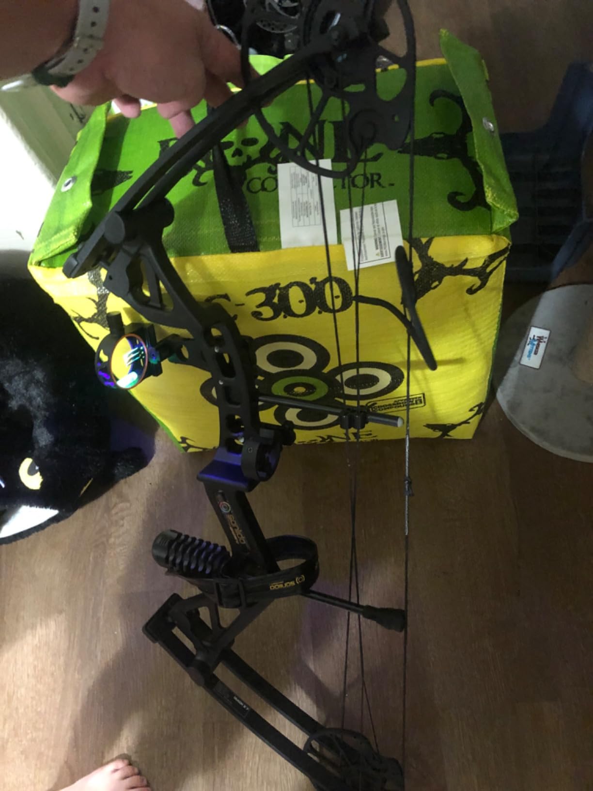 Sanlida Dragon X7 Ready to Hunt Compound Bow Package for Adults, Archery Compound Bow and Arrow Set, 0-70 Lbs Draw Weight, No Bow Press Needed customer photo 2