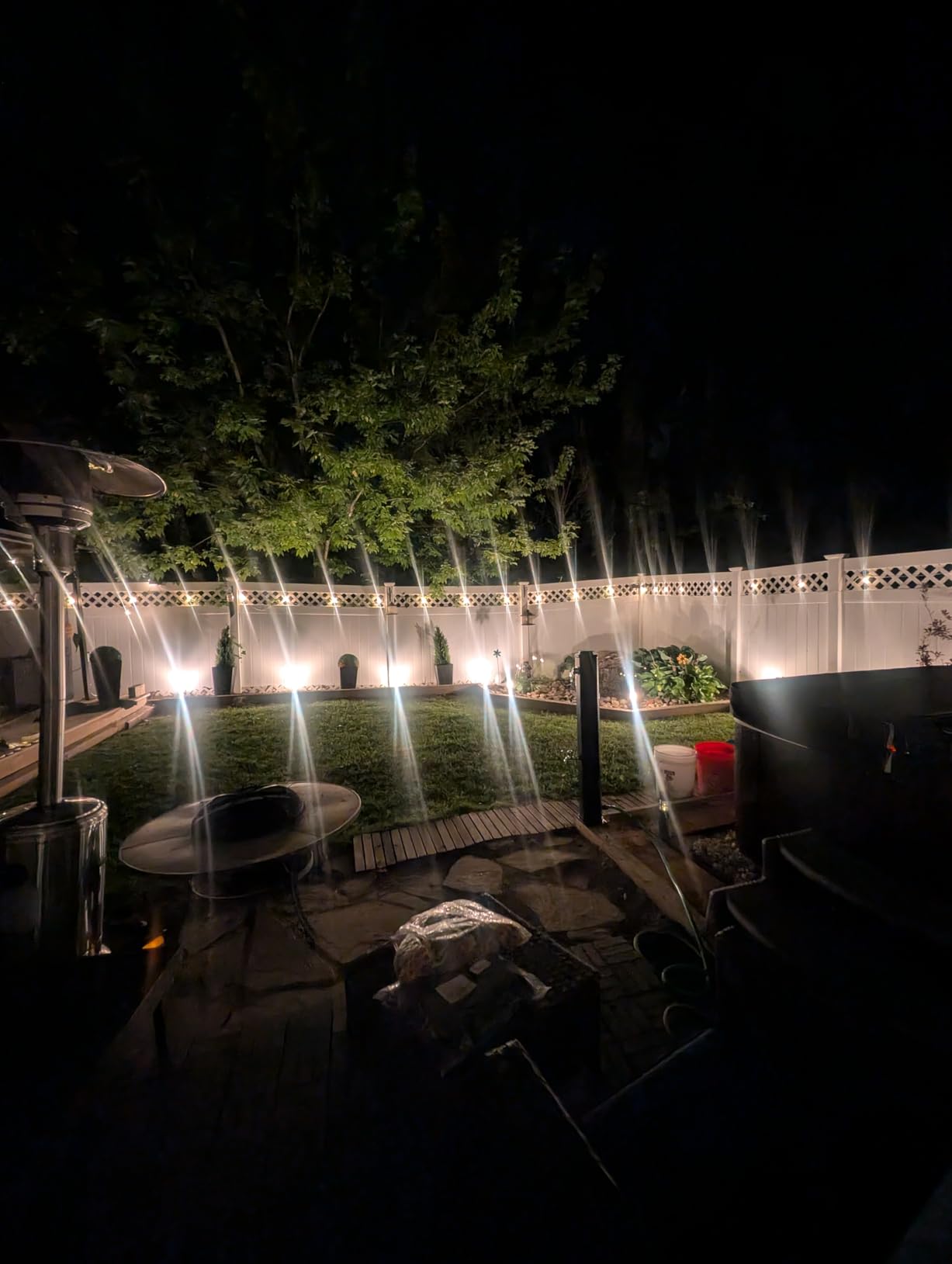 SUNVIE All-in-One LED Landscape Lighting Kit, 8-Pack Low Voltage Pathway Lights with Transformer and 100FT 16/2 AWG Wire, 3000K Waterproof Landscape Lights with Connectors for Walkway Garden Yard customer photo 1