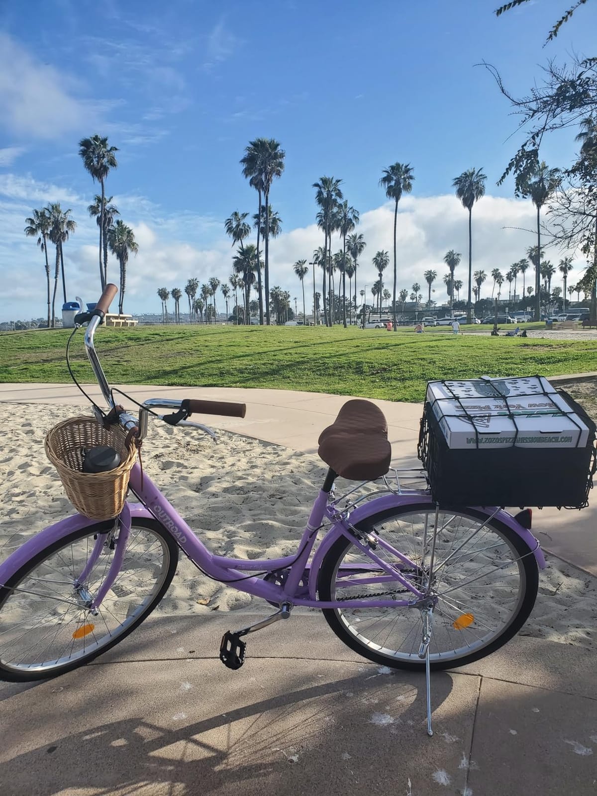 Max4out Women Bike Beach Cruiser Bike for Adult, 24 & 26 Inch Comfort Bikes with Rattan Front Basket, Womens Bicycle with Adjustable Seat and Dual V-Brake customer photo 1