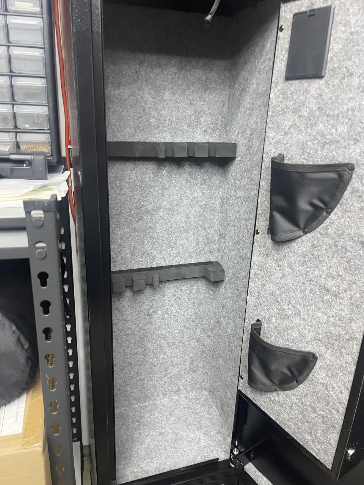 KAER 5-6 Gun Safe, Gun Safes for Rifle and Pistols, Rifle Safe for Home, No Assembly Needed, Fits 5-6 Shotgun and Handguns, Quick Access Keypad, Removable Shelf & Gun Rack, Smart Alarm and Mute customer photo 2