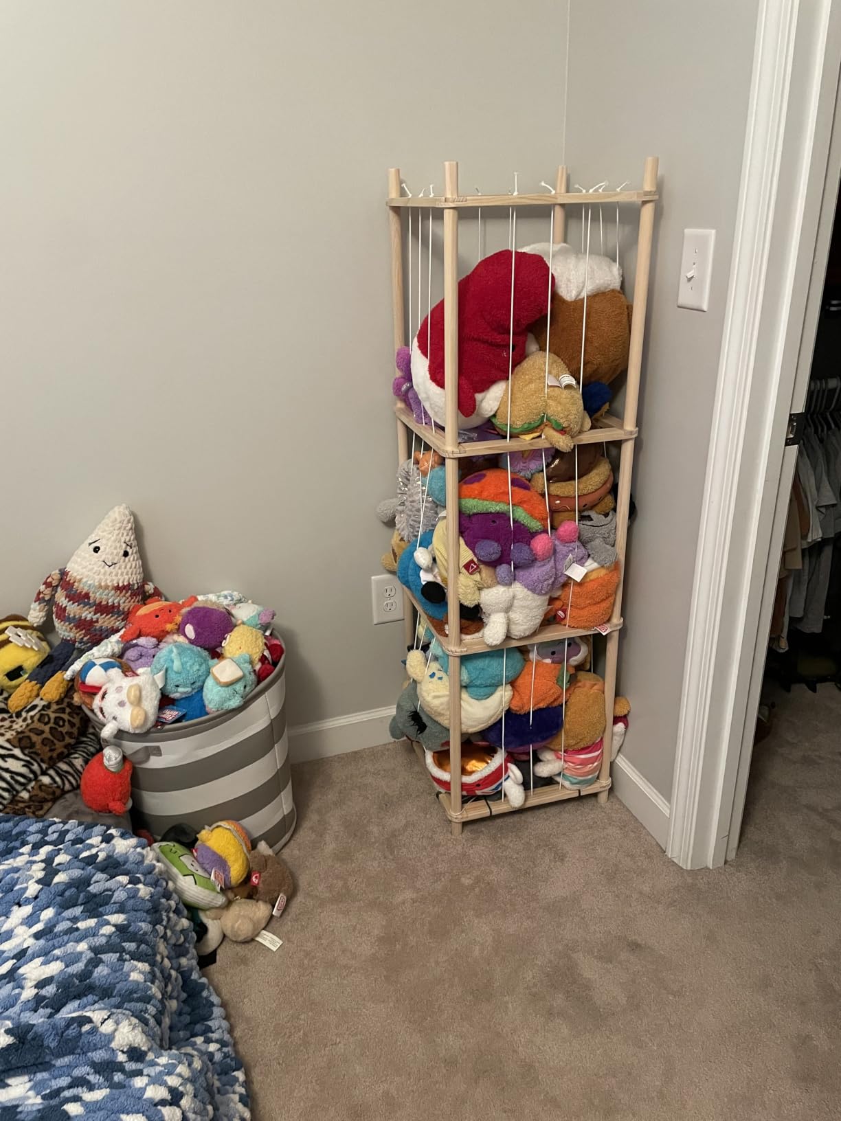 Woodure Stuffed Animal Storage & Organizer, Wooden Cute Zoo Toy Holder for Toddler Rooms, Playrooms & Bedrooms customer photo 2