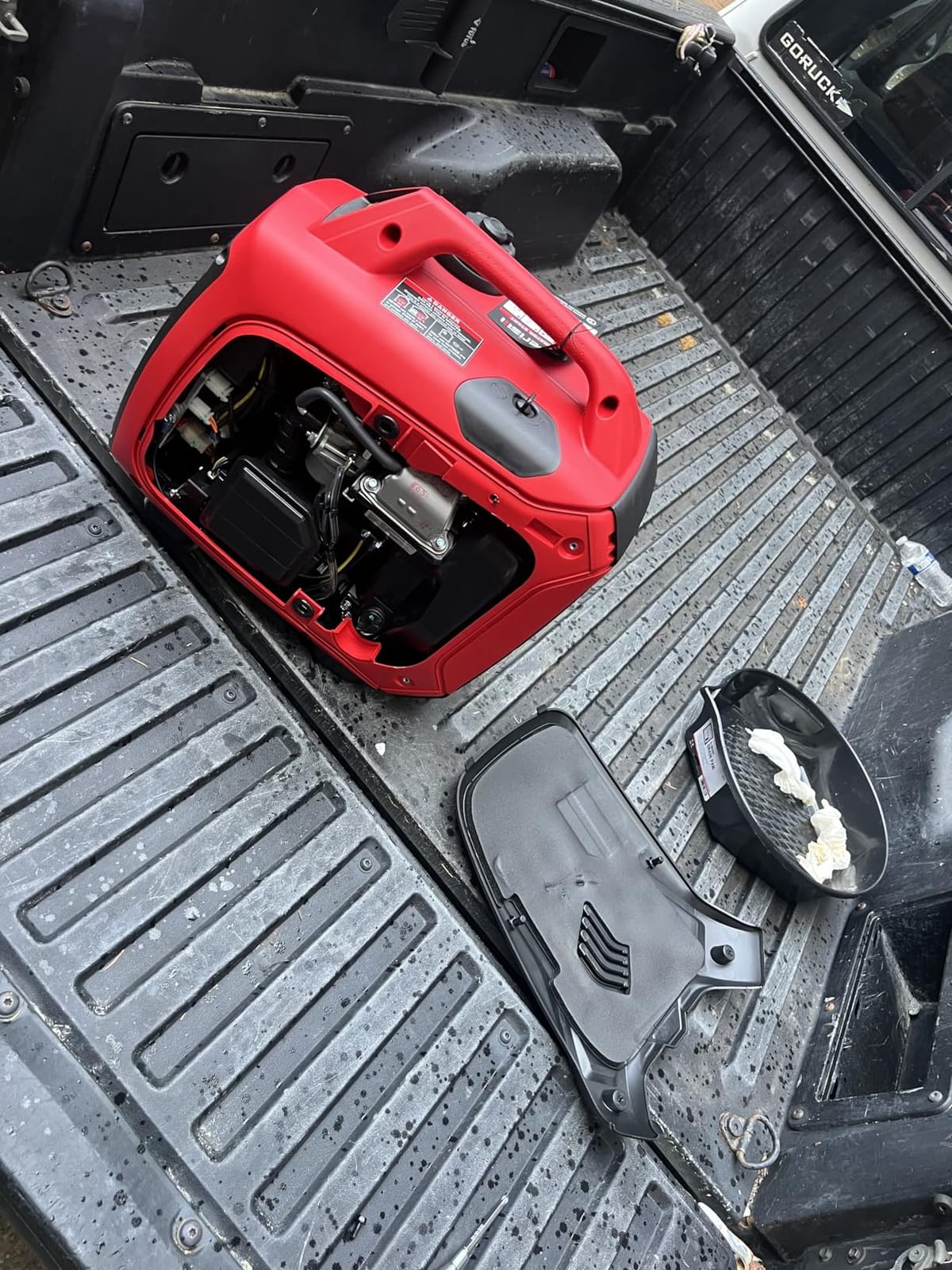 AMERISUN 4500W Open Frame Inverter Generator, 3800 Running Watts Portable Gas Generator with CO Alert, 30A RV Outlet, Parallel Ready, Eco Mode, 223cc Engine for Home Backup, Camping & Emergency customer photo 2