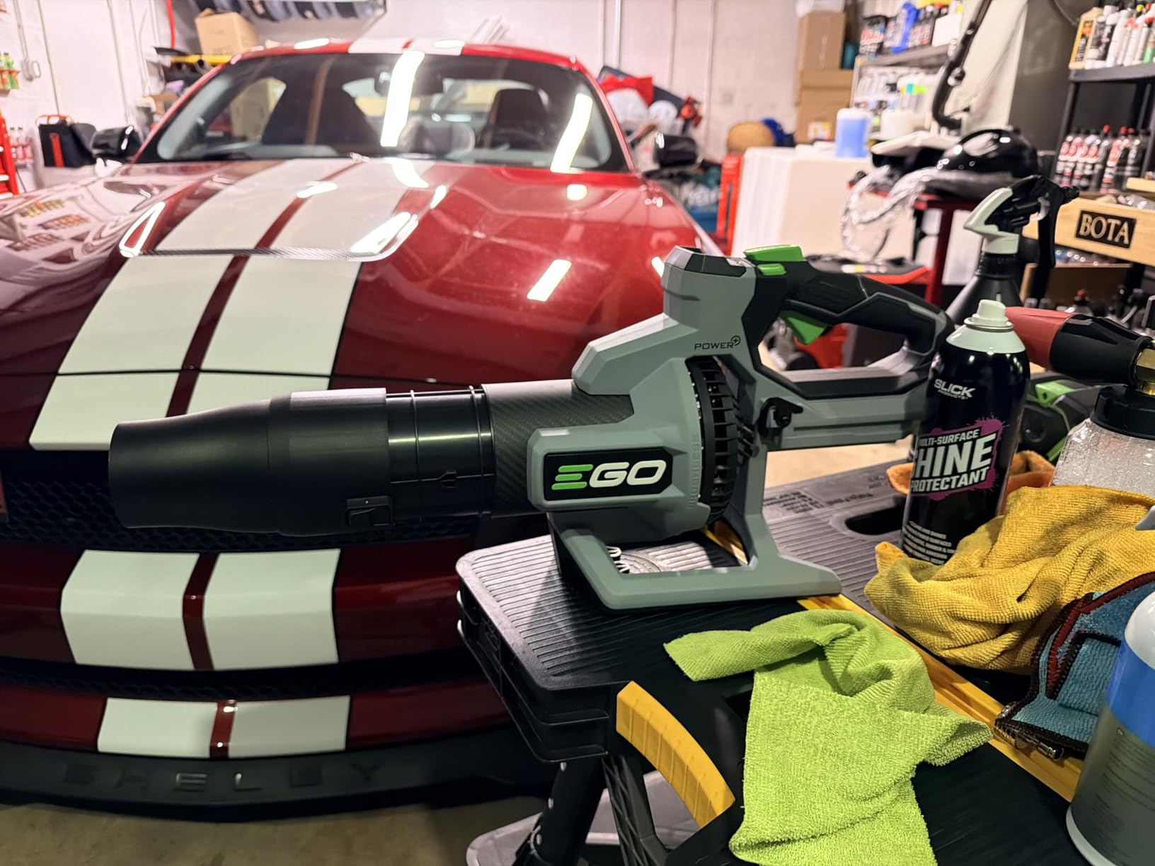 EGO Power+ Leaf Blower, Cordless Electric 880 CFM, Includes (2) 56V 4.0Ah Batteries and Charger - LB8803-2 customer photo 2