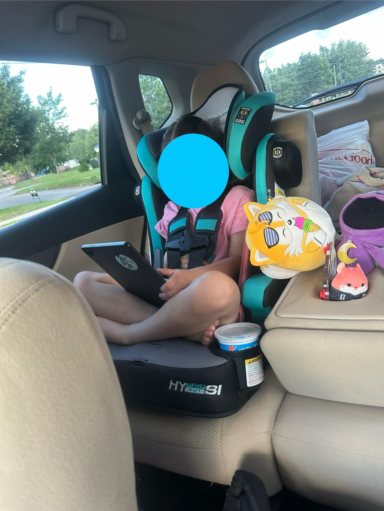 Baby Trend Hybrid SI 3-in-1 Combination Booster Seat, Dash Orchid - Side-Impact Protection, 3-Stage Growth Design, Adjustable Headrest, Cushioned Comfort customer photo 1