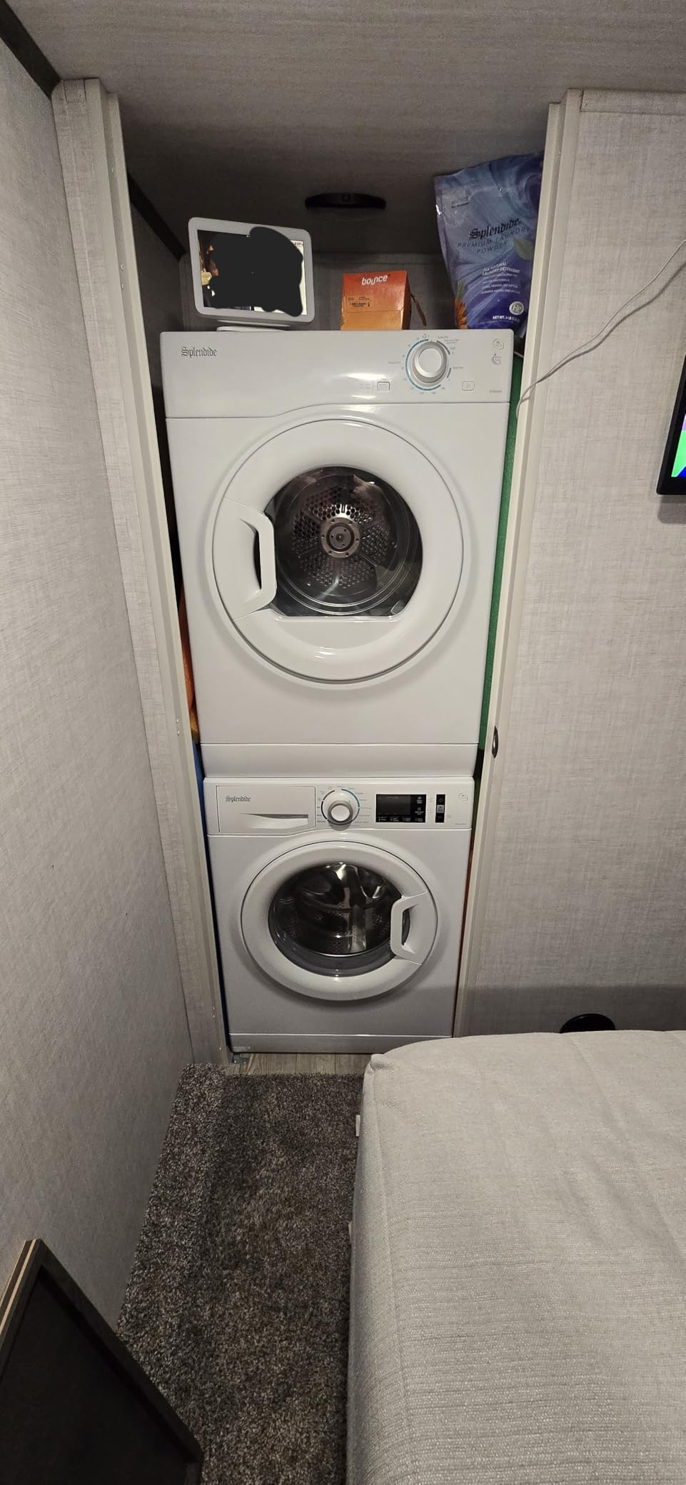 Splendide DV1725X & WFL2500X Replaces WFL1300XD Washer & DV6500X Dryer Stacked Bundle with Vent Kit & SK04 Stack Kit Included + Starter Laundry Powder - Updated Design- Freight Delivery customer photo 4