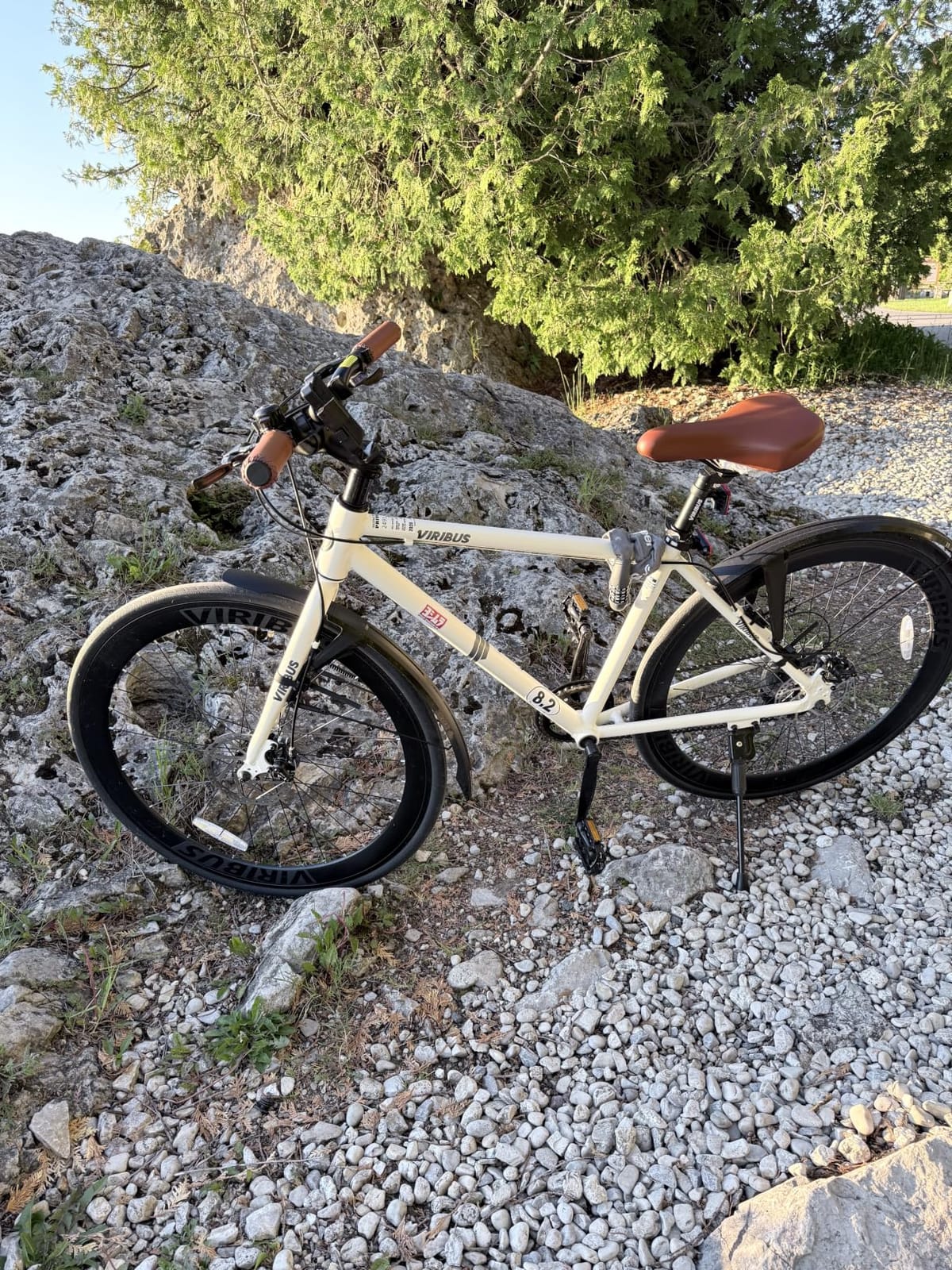VIRIBUS Hybrid Bikes, 28 inch Mens Hybrid Bicycle customer photo 2