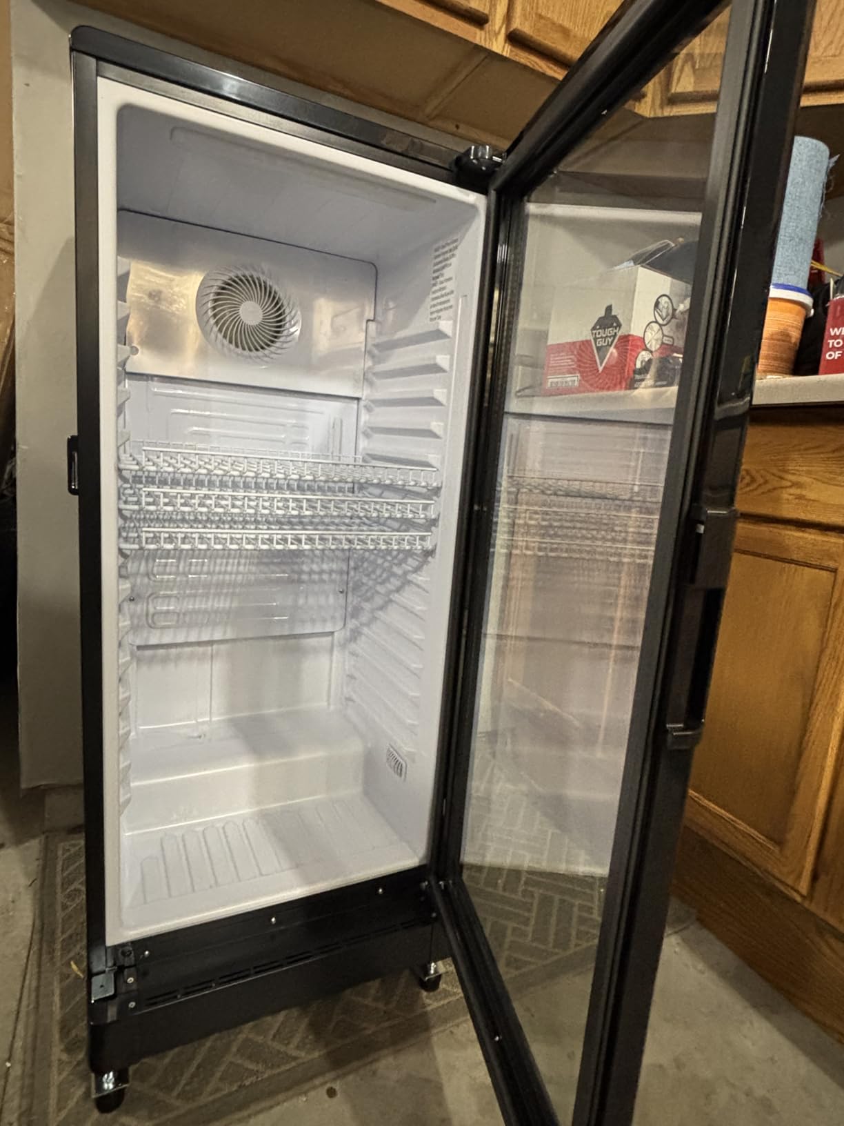6 Cu.Ft Commercial Beverage Fridge with Glass Door | Double-Tempered Glass, Locking Key & LED, Indoor/Outdoor Use, Bar/Office/Restaurant, Adjustable Shelves, Energy Efficient customer photo 2
