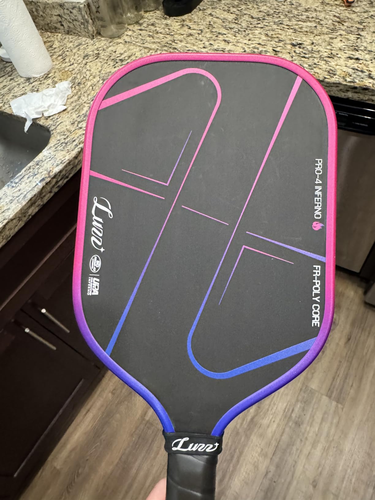 Luzz Pickleball Paddle Cannon Thermoformed T700 Carbon Fiber Honeycomb Core | Thermoformed Advanced T700 Raw Carbon Fiber Friction Surface & Honeycomb Core, Power Increase Large Sweet Spot 16mm Cannon customer photo 1