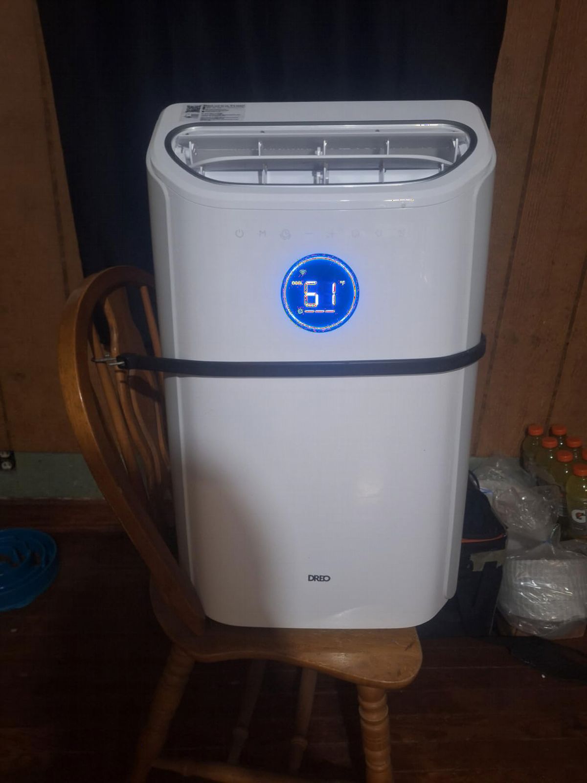 DREO Portable Air Conditioner 515S, 12000 BTU ASHRAE (8000 BTU DOE) Smart AC Unit for Bedroom with Drainage-free Cooling, Fan&Dehumidifier 3 in 1, APP/Voice/Remote, Quiet Standing AC for Room Indoors customer photo 2