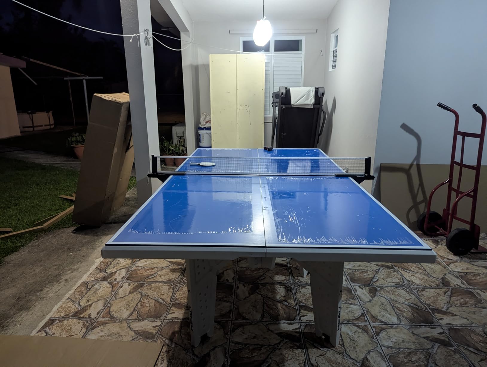 EastPoint Outdoor Ping Pong Table, Table Tennis Set, 2 Paddles & 3 Balls customer photo 1