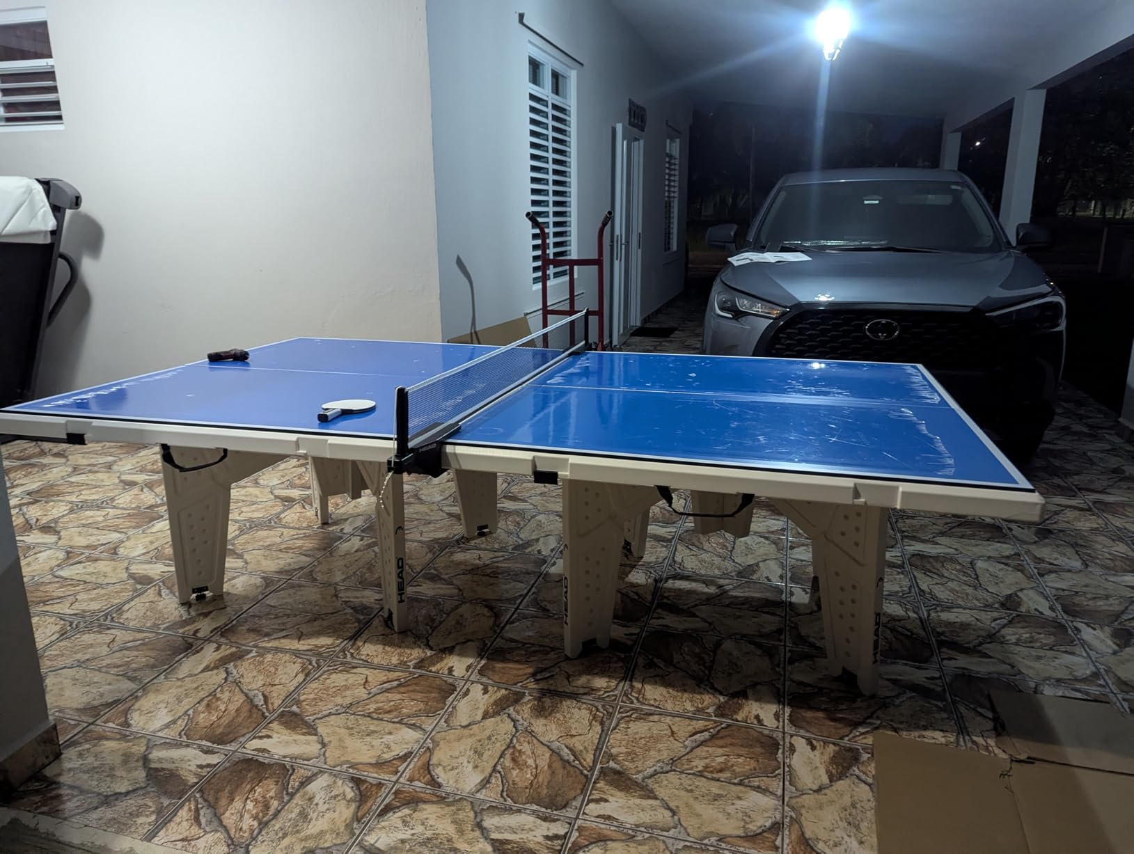 EastPoint Outdoor Ping Pong Table, Table Tennis Set, 2 Paddles & 3 Balls customer photo 2