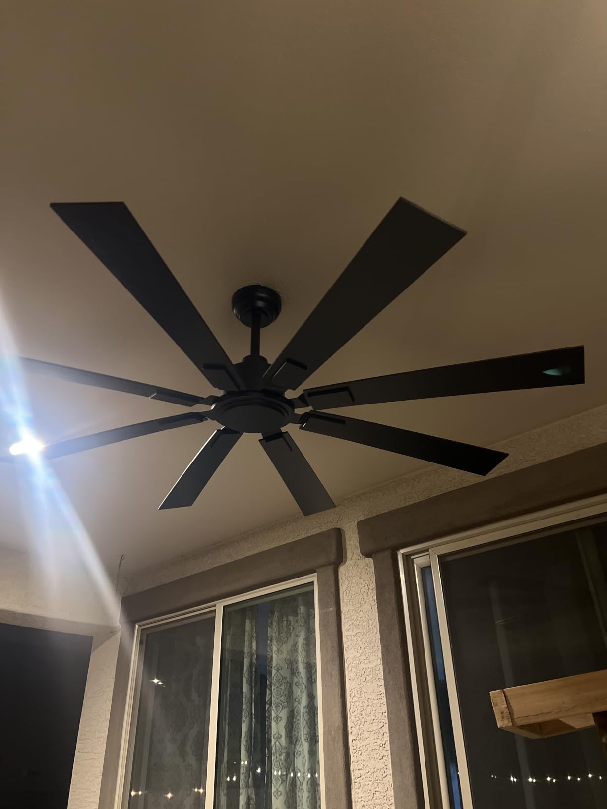 ZMISHIBO 72 Inch Ceiling Fan No Light with Remote, 6-Speeds | Quiet Reversible DC Motor, Large Ceiling Fan Without Light, Indoor/Outdoor Ceiling Fans for Living Room Patios customer photo 1