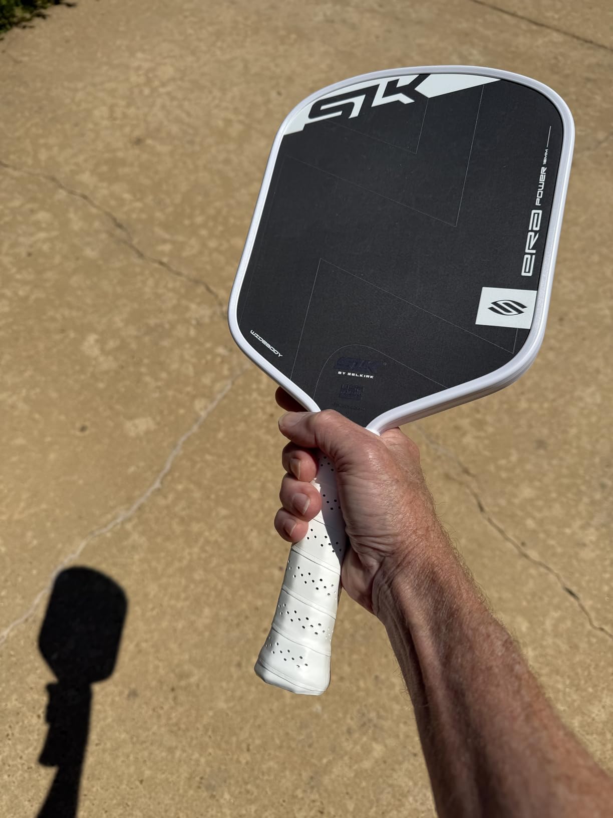 Selkirk Sport SLK ERA Power Pickleball Paddles | Carbon Fiber Hybrid Face | A pickleball racket for aggressive intermediate to advanced players, powered by Raw Spin Technology for shot-shaping control customer photo 1