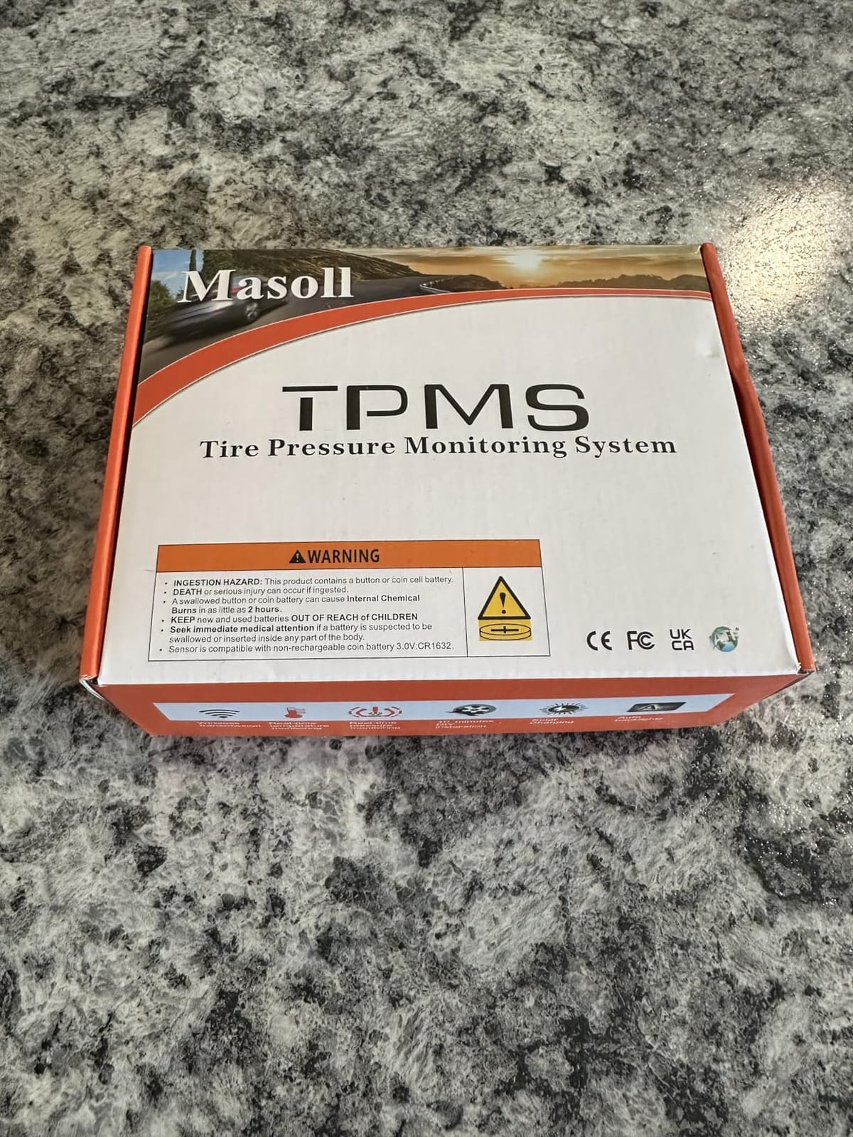 Masoll M23 RV Tire Pressure Monitoring System, TPMS Sensors Set of 4 | Solar Charge & Auto Calibration, 6 Alarm Modes & HD Color Display, 0-99 PSI for RV/Trailer/Camper/5th Wheel/Sedan customer photo 1