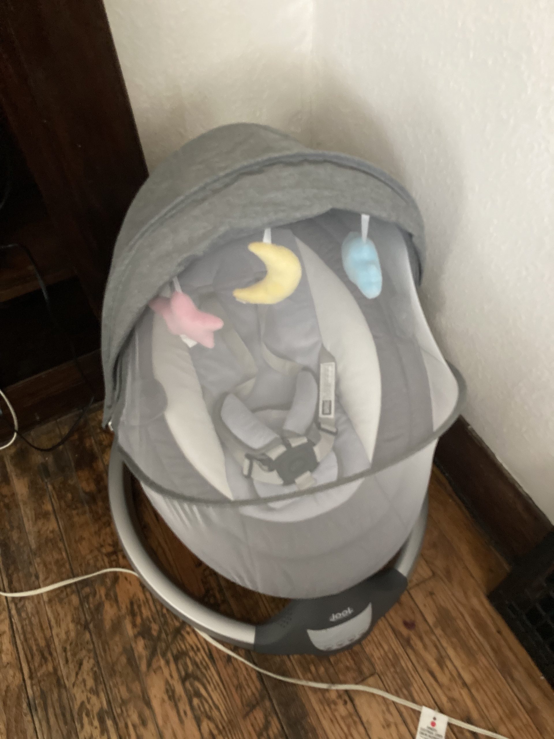 Jool Baby Nova Baby Swing for Infants - Bluetooth Music, Remote (Stone) | Keep Baby Happy While Getting Things Done - Gentle Side-to-Side Motion Helps Baby Feel Content customer photo 2