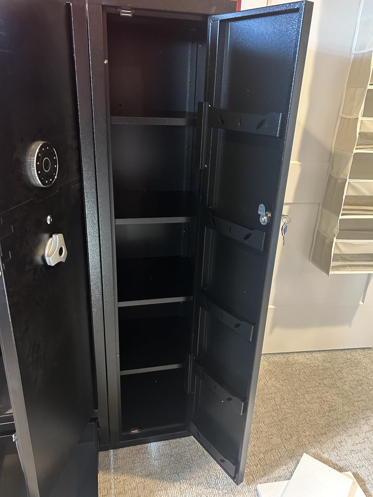 KAER 18-20 Gun Safe Gun Cabinet Large Gun Safes for Rifles and Pistols Rifle Safe for Home High Capacity Electronic Gun Cabinets for Rifles and Shotguns with Drawer,Removable Shelf customer photo 2