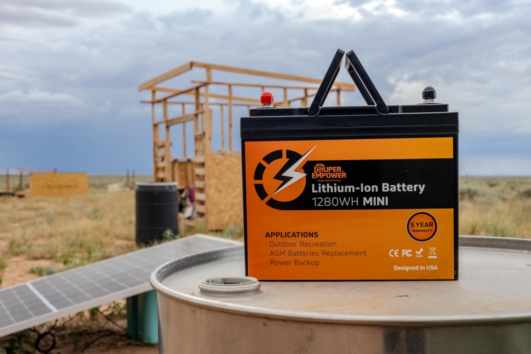 12V 100Ah LiFePO4 Lithium Battery, BCI Group 24 Deep Cycle Solar Battery with Low-Temp Protection, 100A BMS, 1280Wh, 15000 Cycles, 10-Year Lifespan for RV, Marine, Trolling Motor, Marine, Solar Use customer photo 2